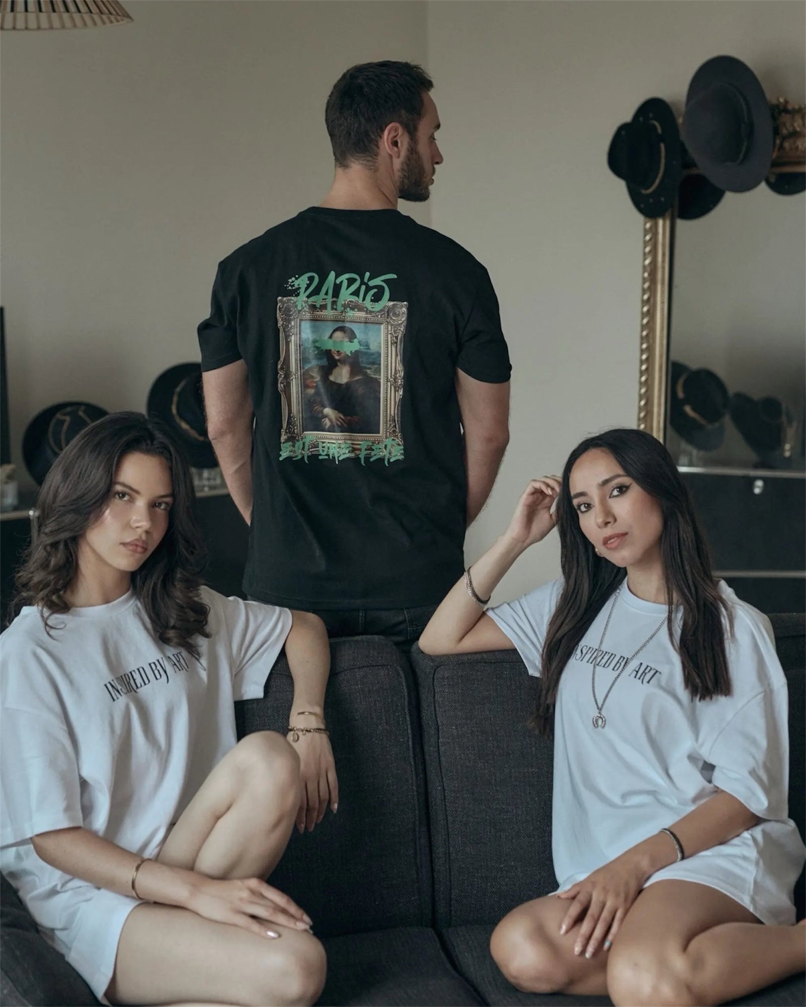 T-shirt monalisa Ma boutique
