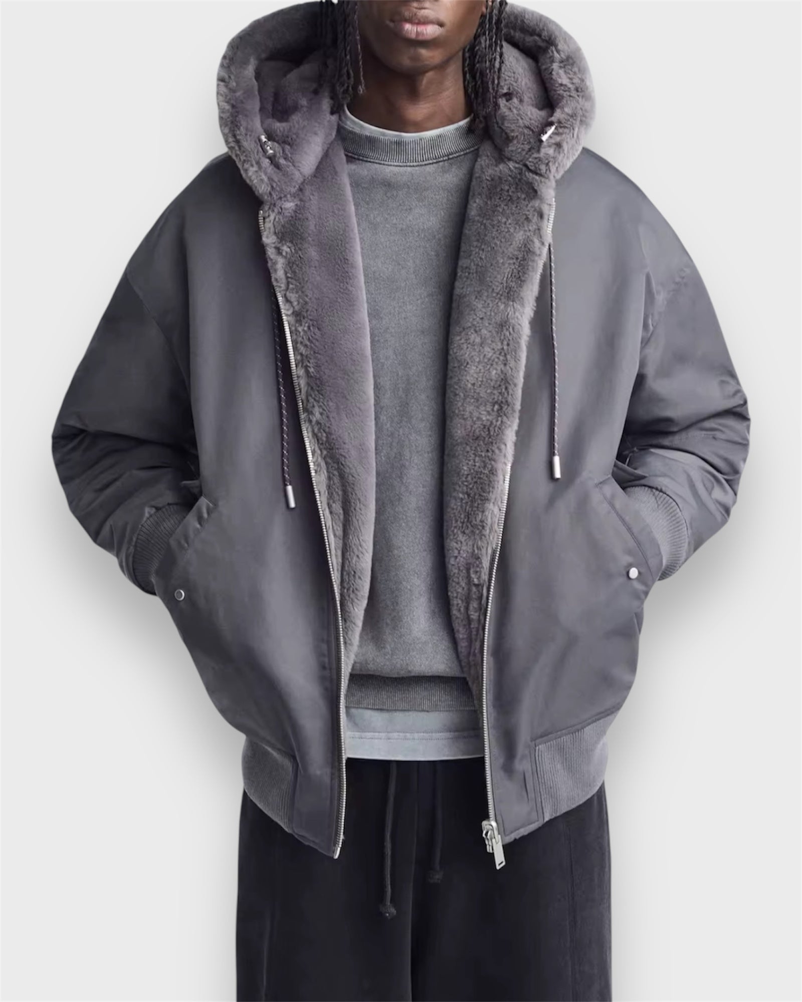 Double sided Jacket - Grey ILIMITO