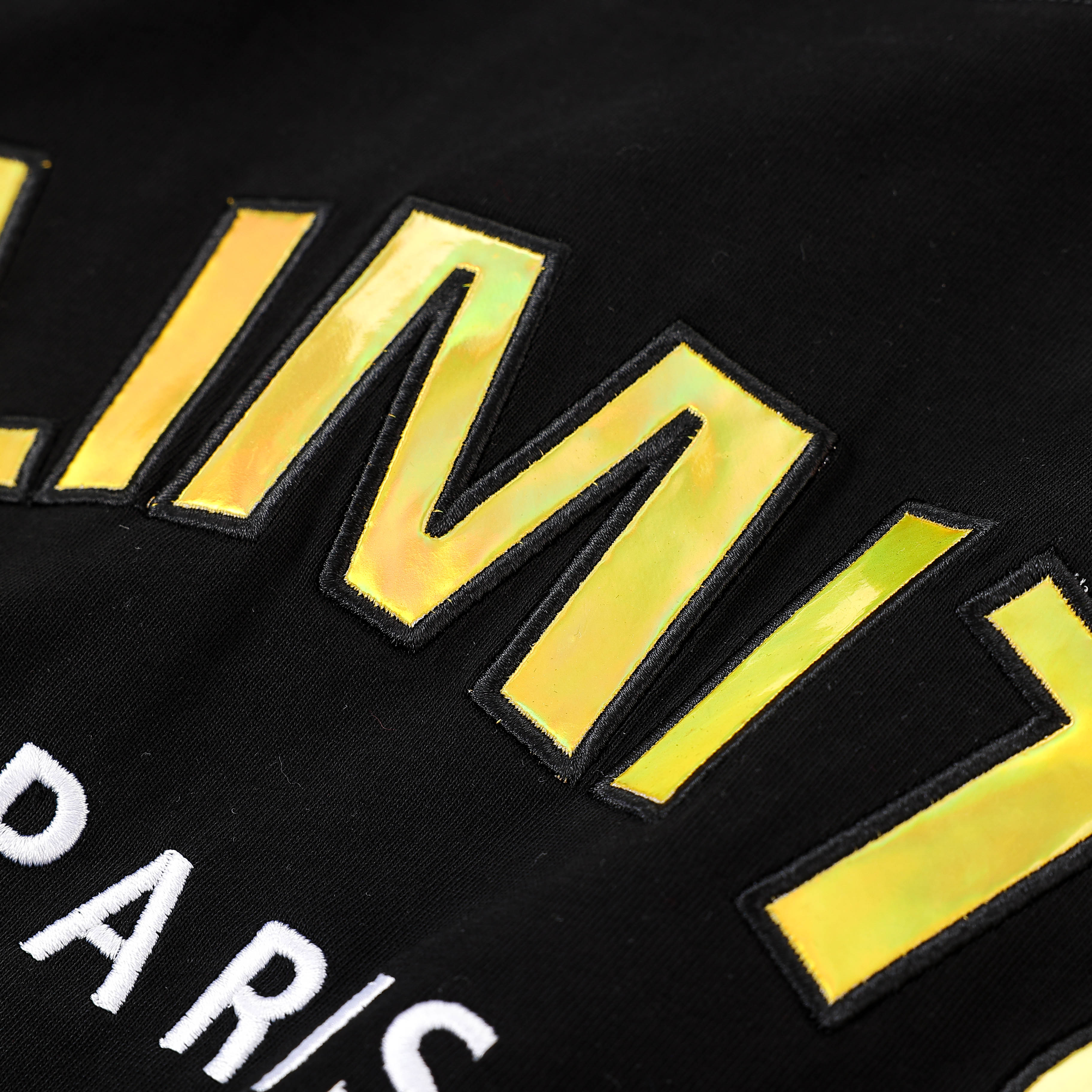 ILIMITO Gold Logo Black T-shirt ILIMITO