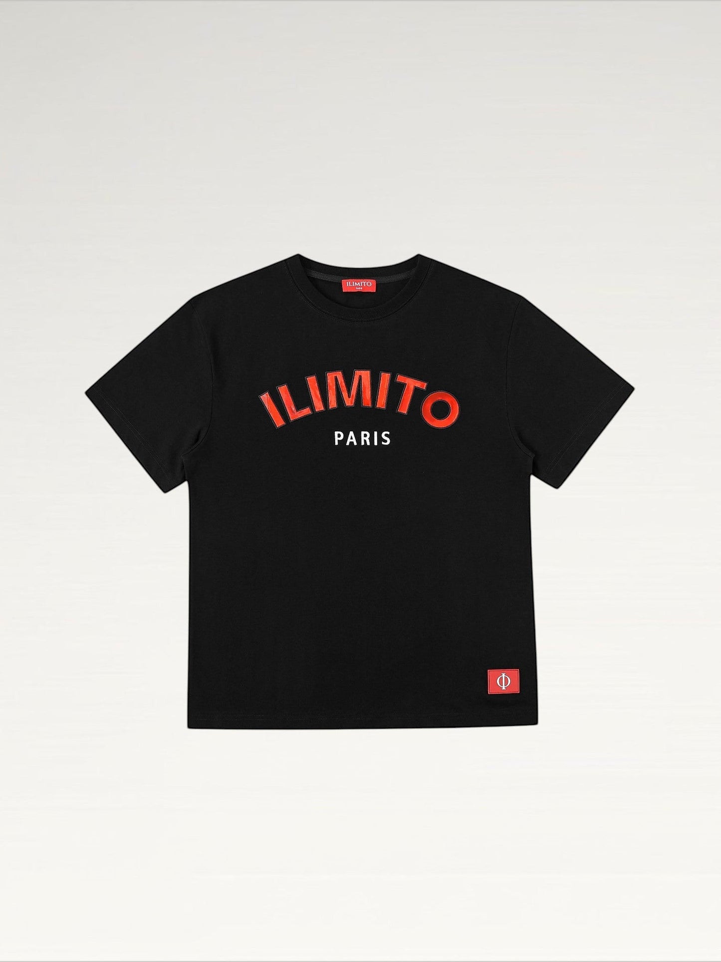 ILIMITO Red Logo Black T-shirt ILIMITO