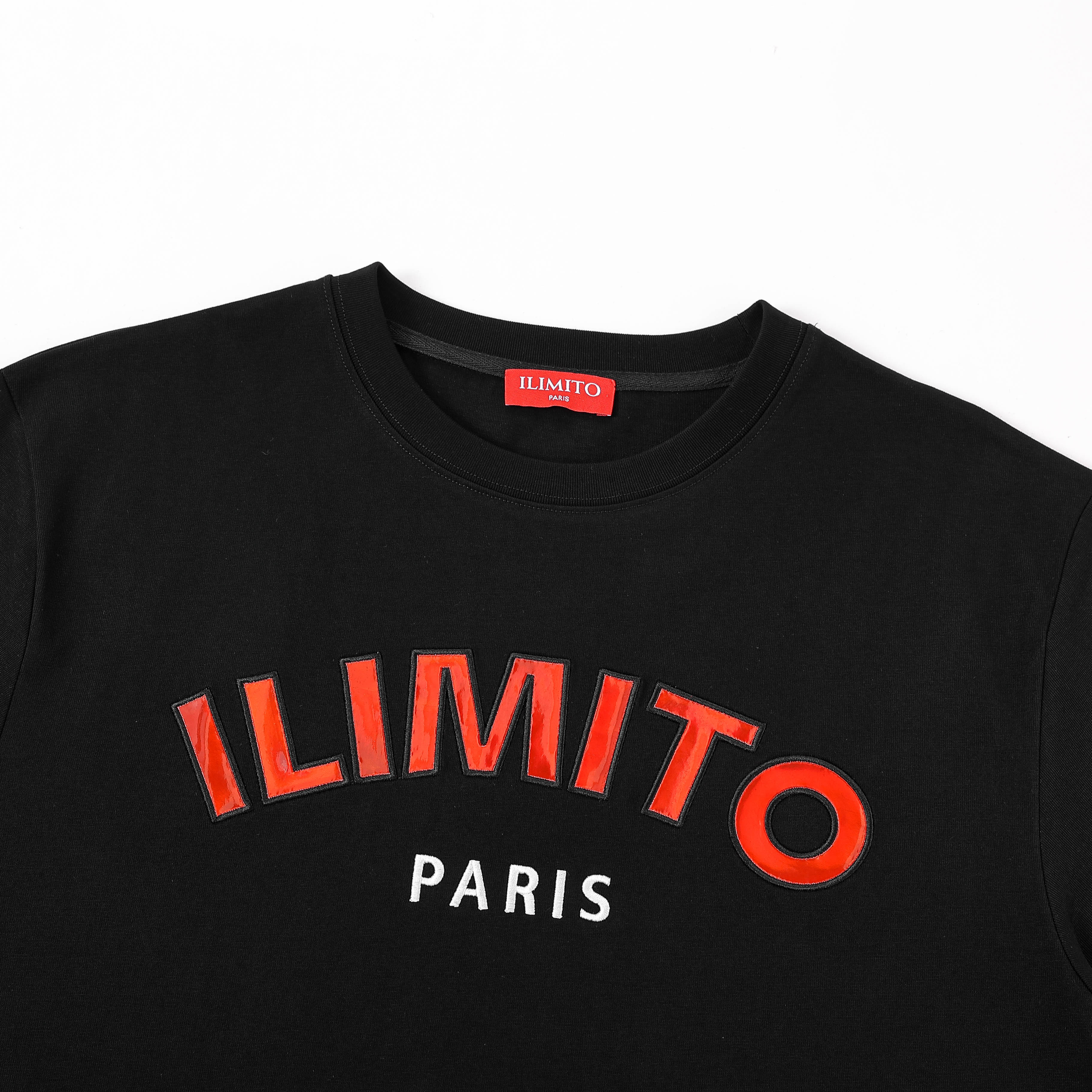 ILIMITO Red Logo Black T-shirt ILIMITO