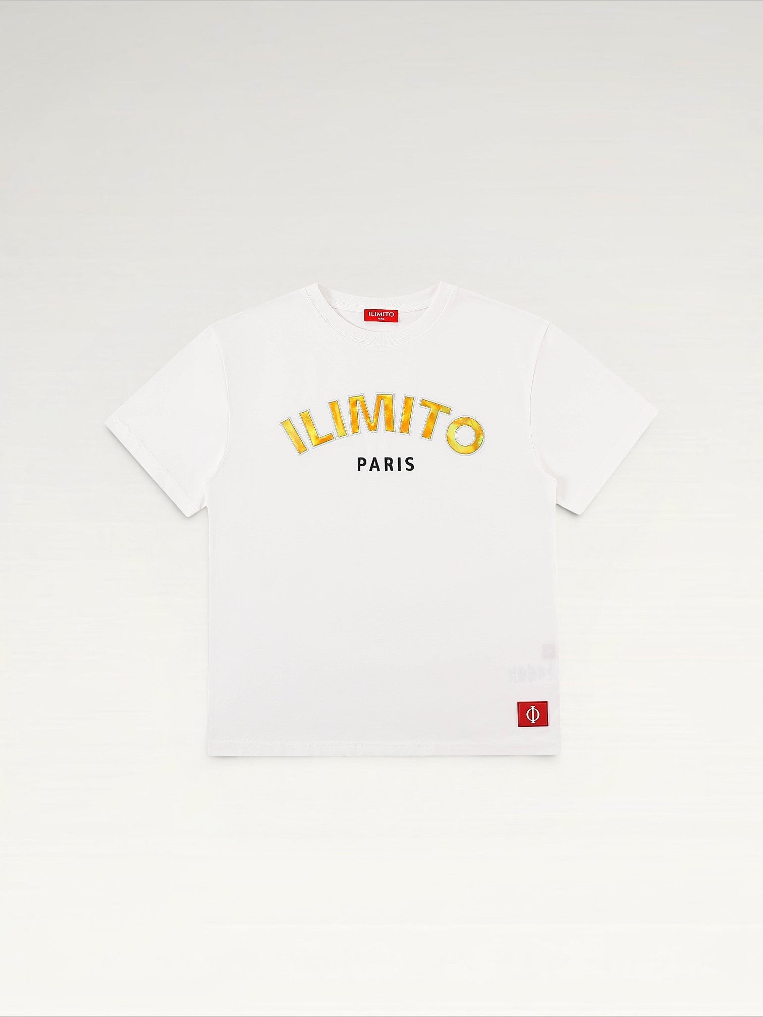 ILIMITO Gold Logo White T-shirt ILIMITO