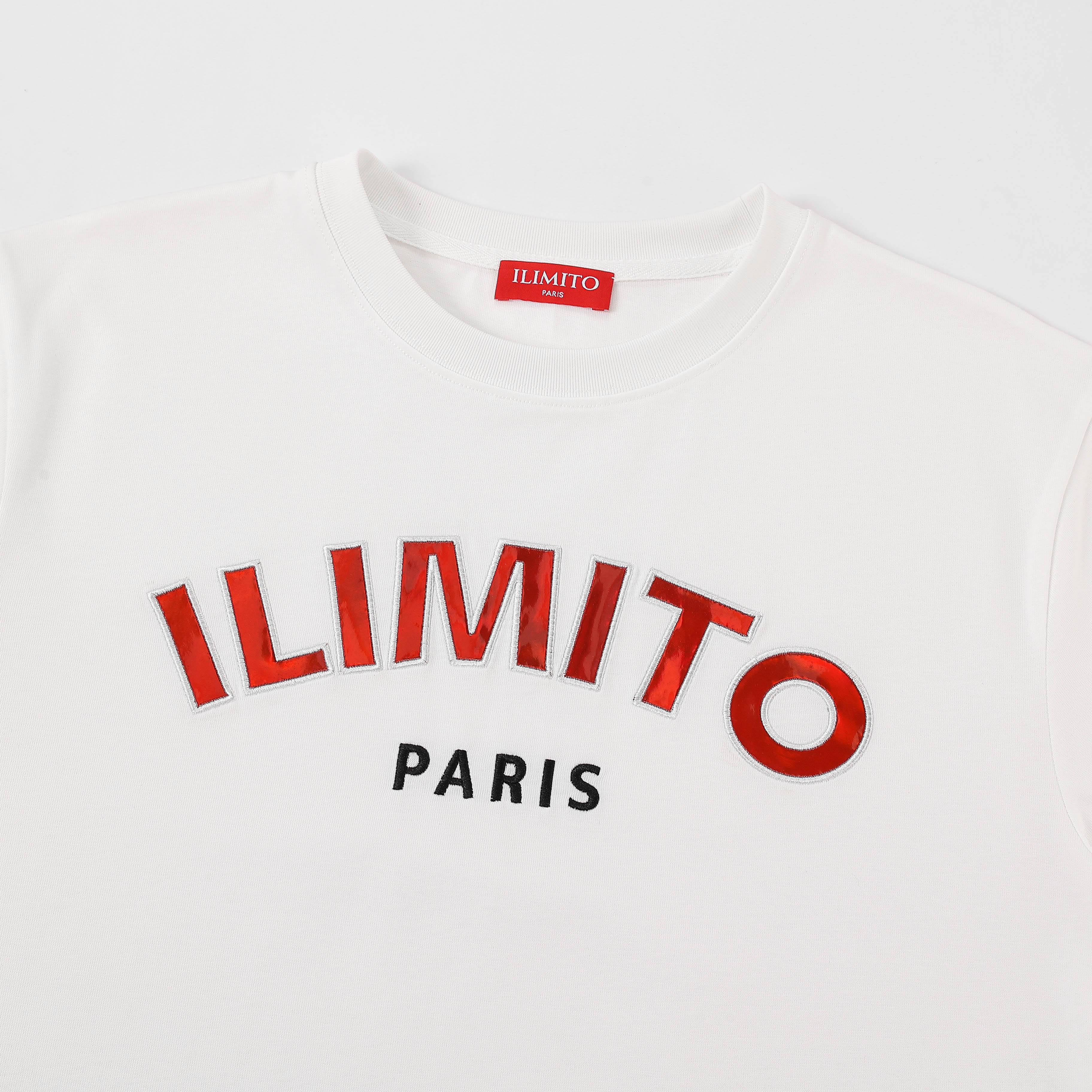ILIMITO Red Logo White T-shirt ILIMITO
