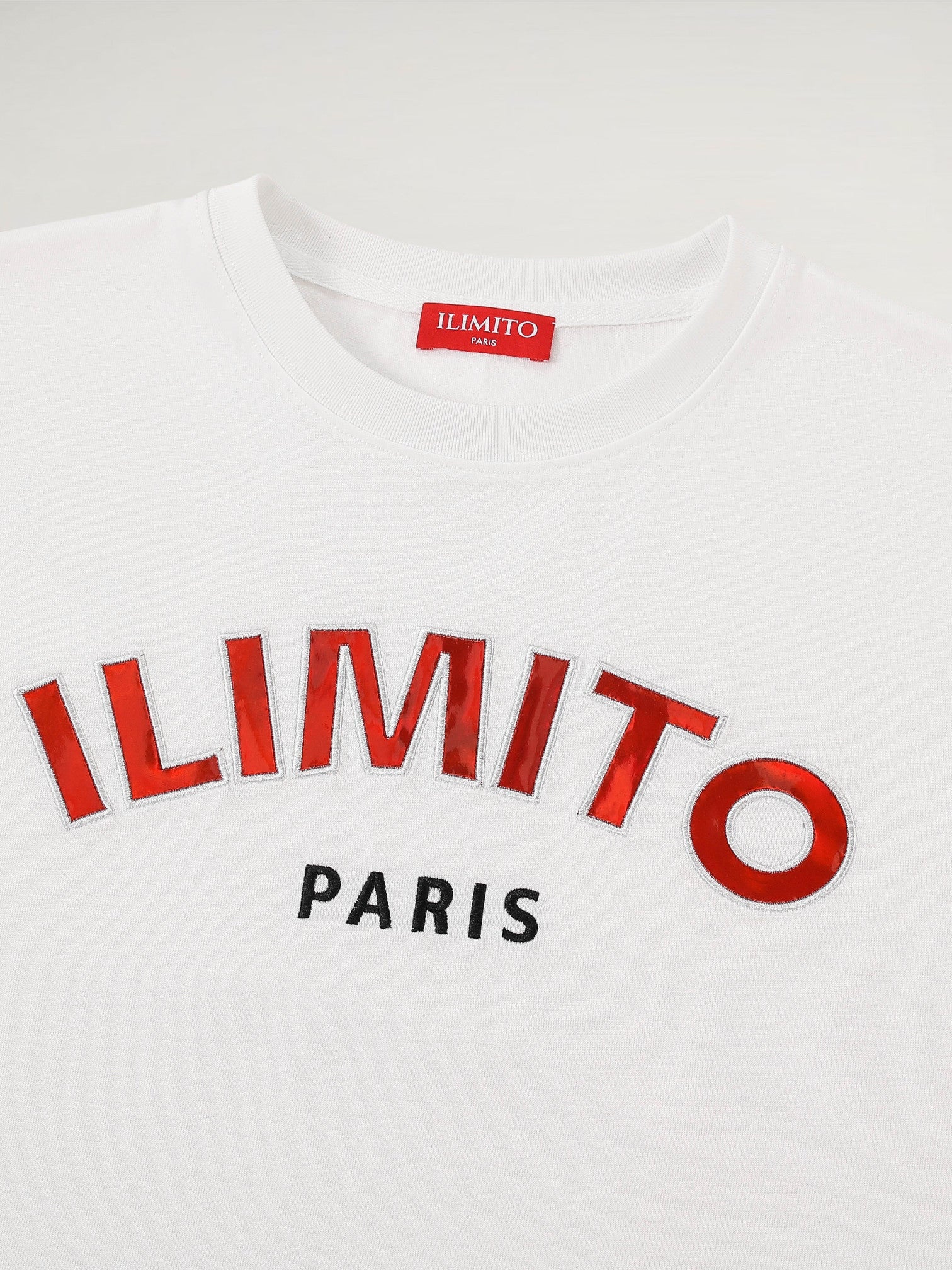 ILIMITO Red Logo White T-shirt ILIMITO