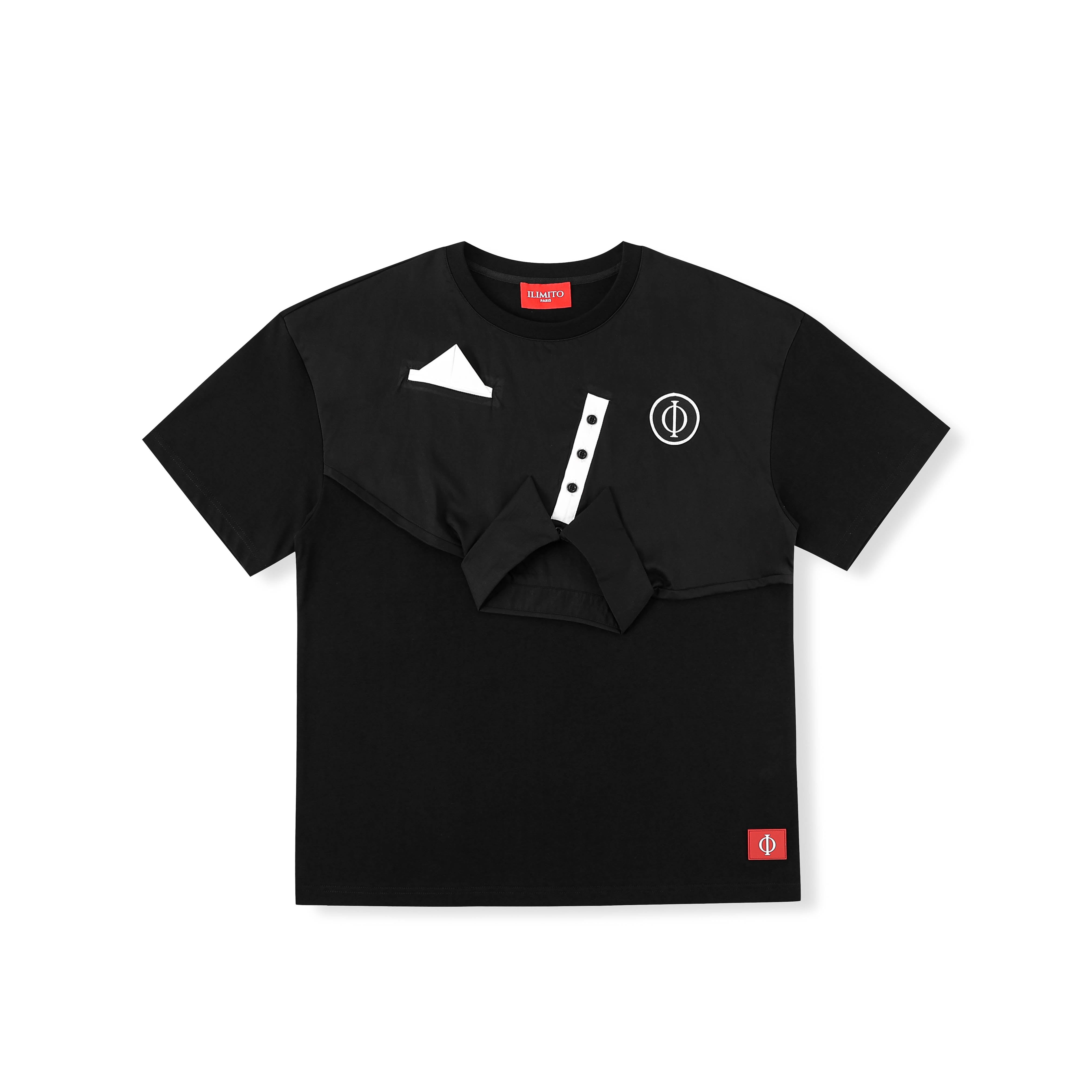 Phantom Polo T-shirt Black ILIMITO