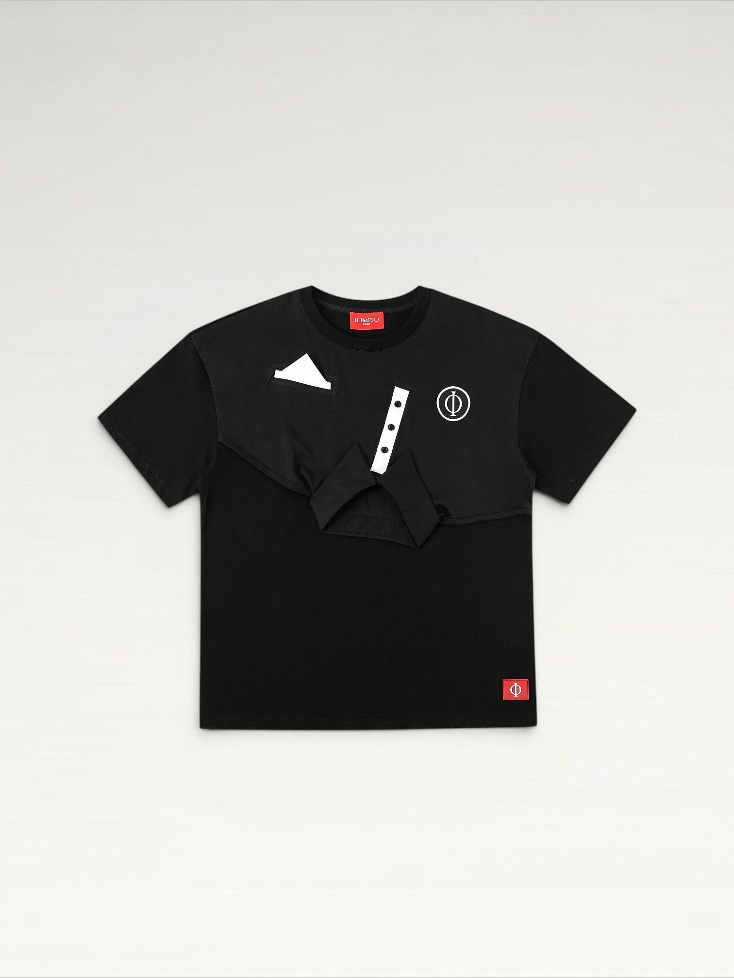 Phantom Polo T-shirt Black ILIMITO