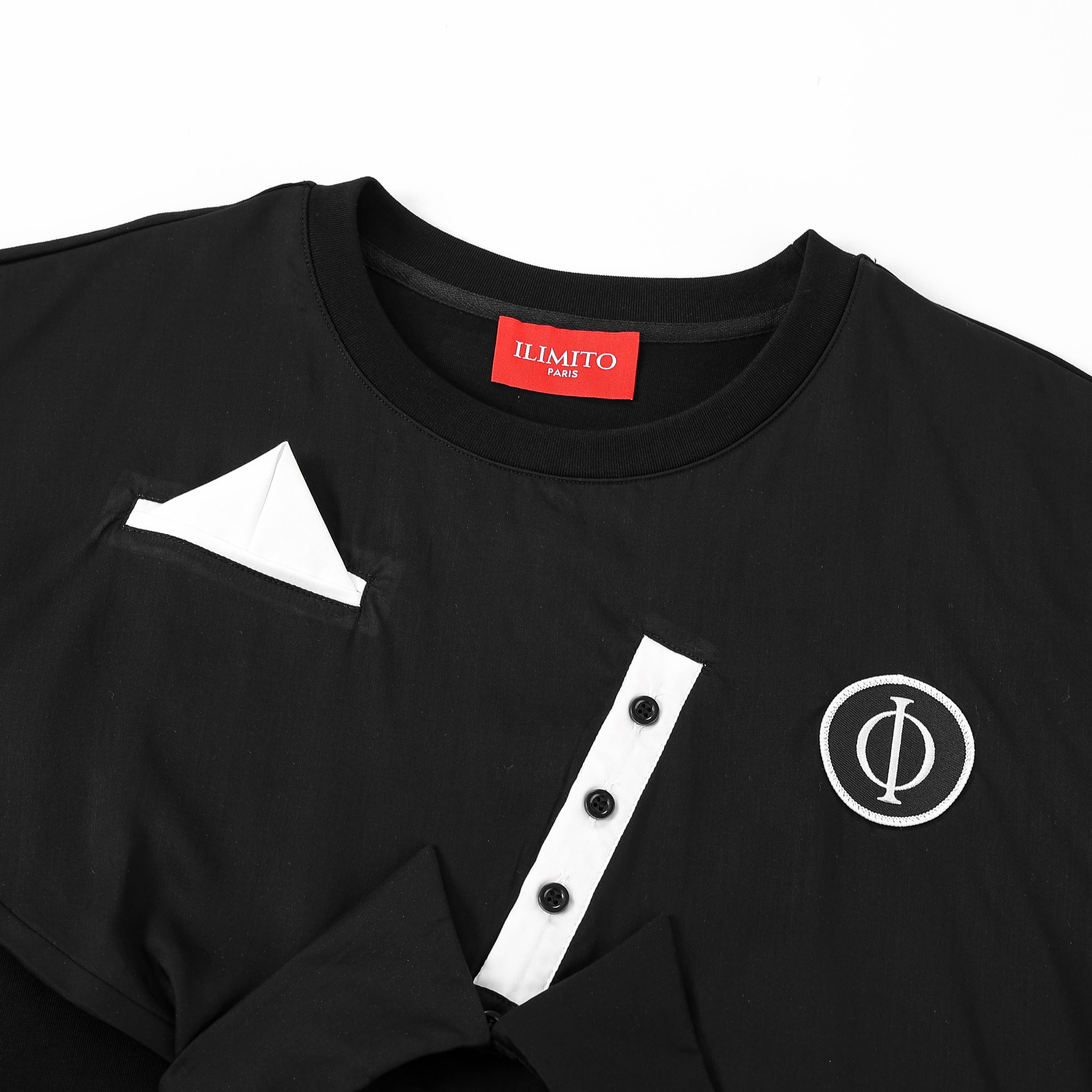 Phantom Polo T-shirt Black ILIMITO