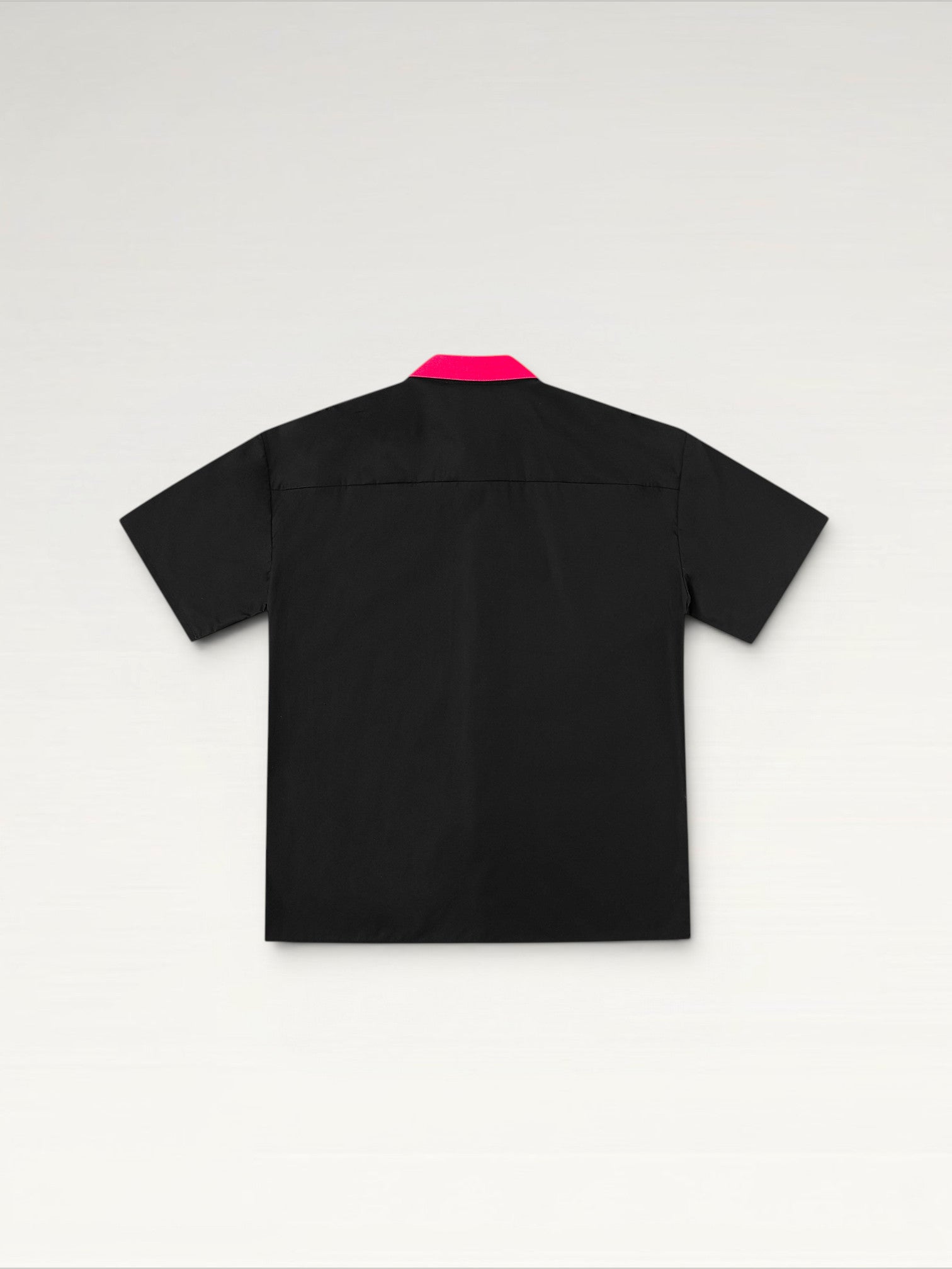 Two-Tone Collar Shirt – Black &amp; Pink ILIMITO