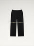 Black Trousers with Gold Knee Zippers ILIMITO