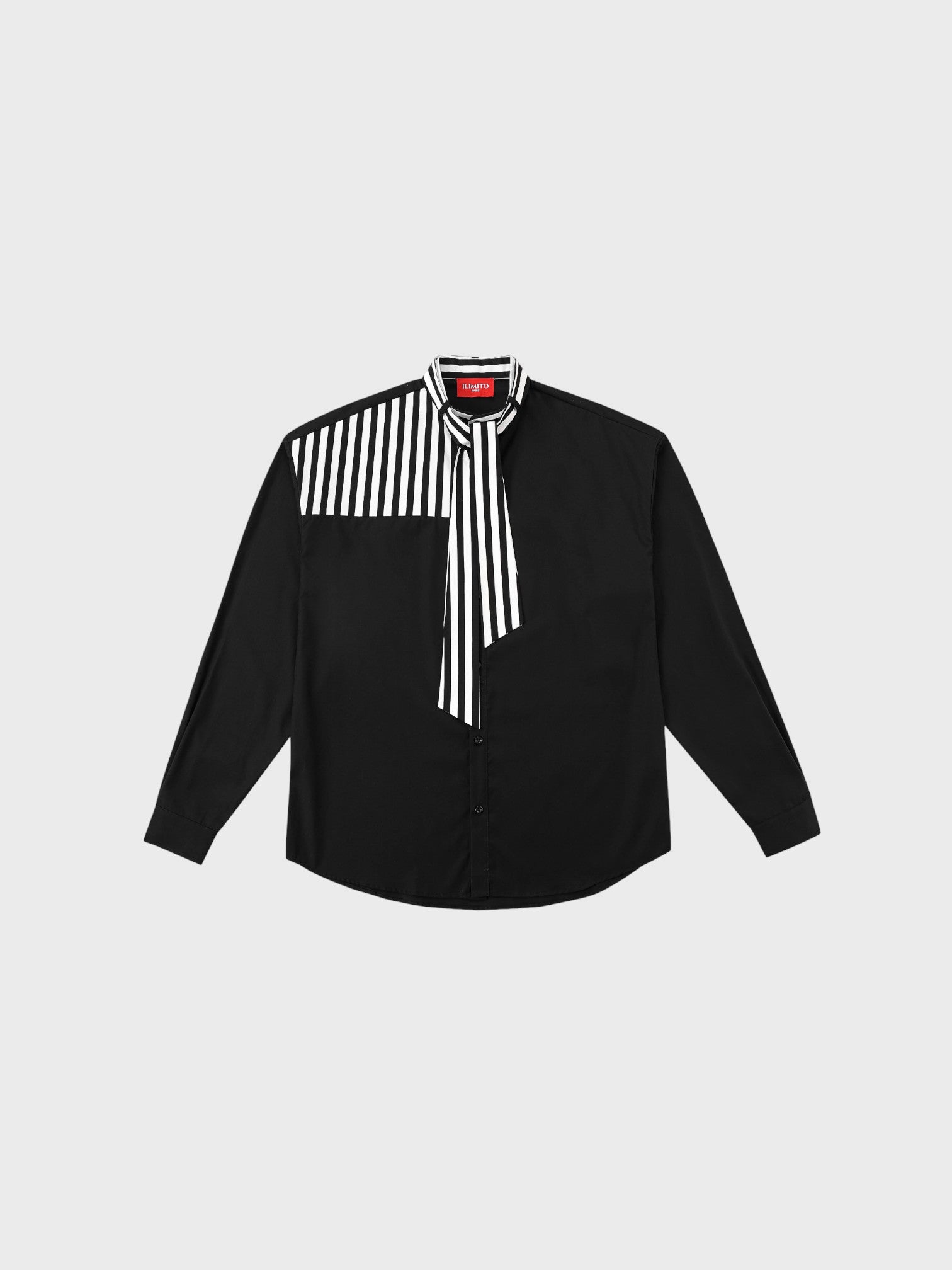 Patchwork Stripe Shirt Ma boutique