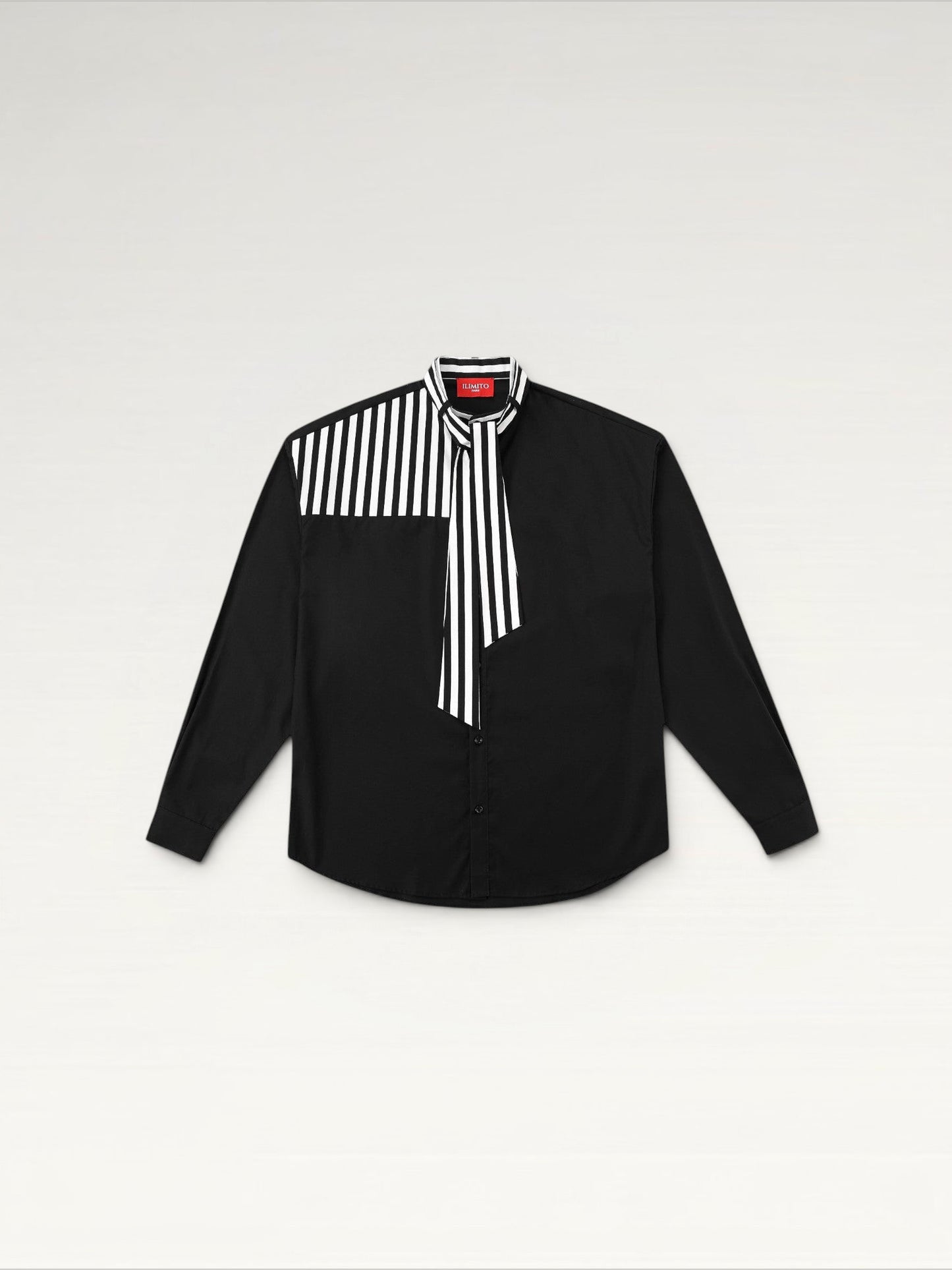 Patchwork Stripe Shirt Ma boutique