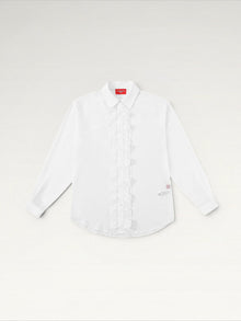 Sheer Ruffle Shirt