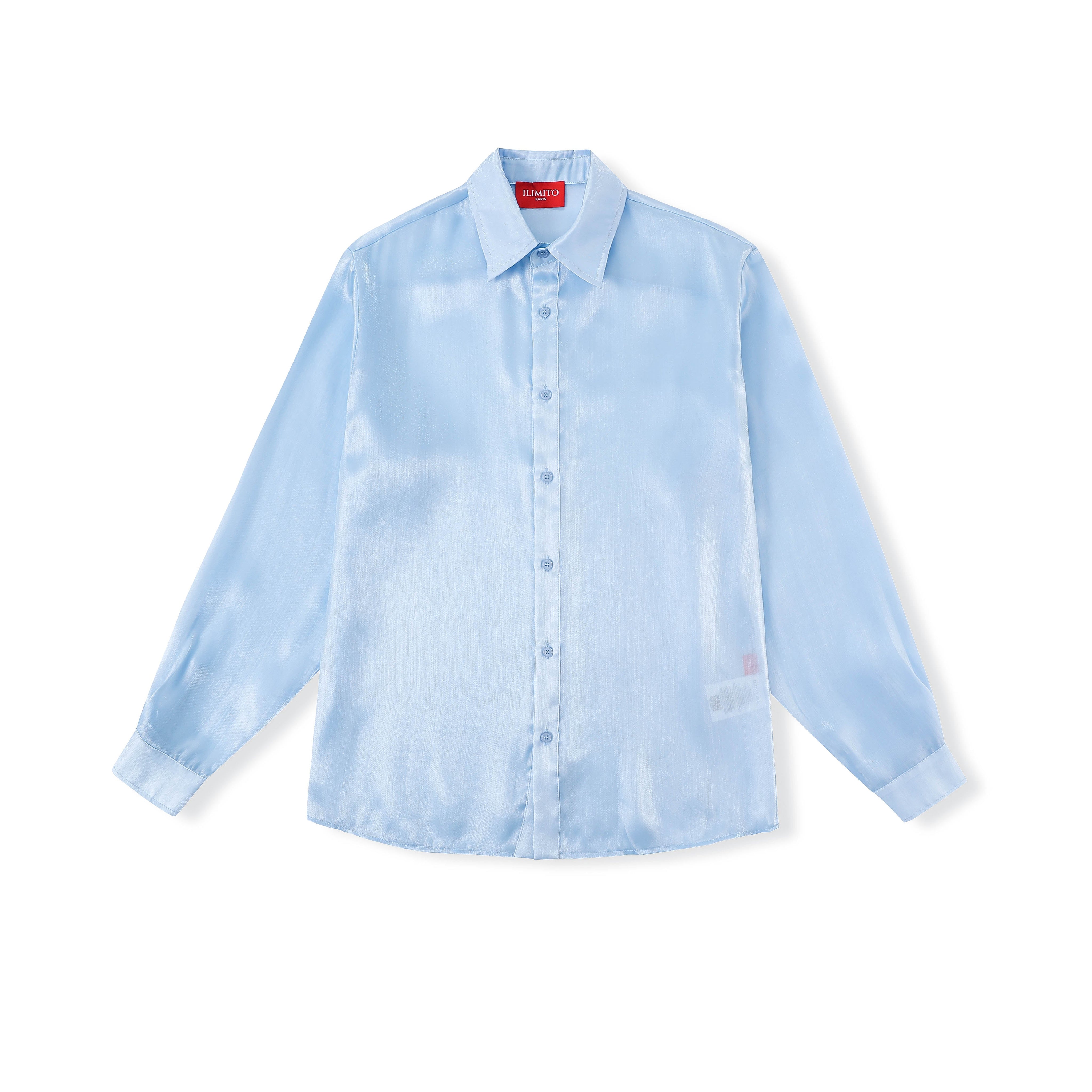 Metallic Silk Classic Shirt Ma boutique