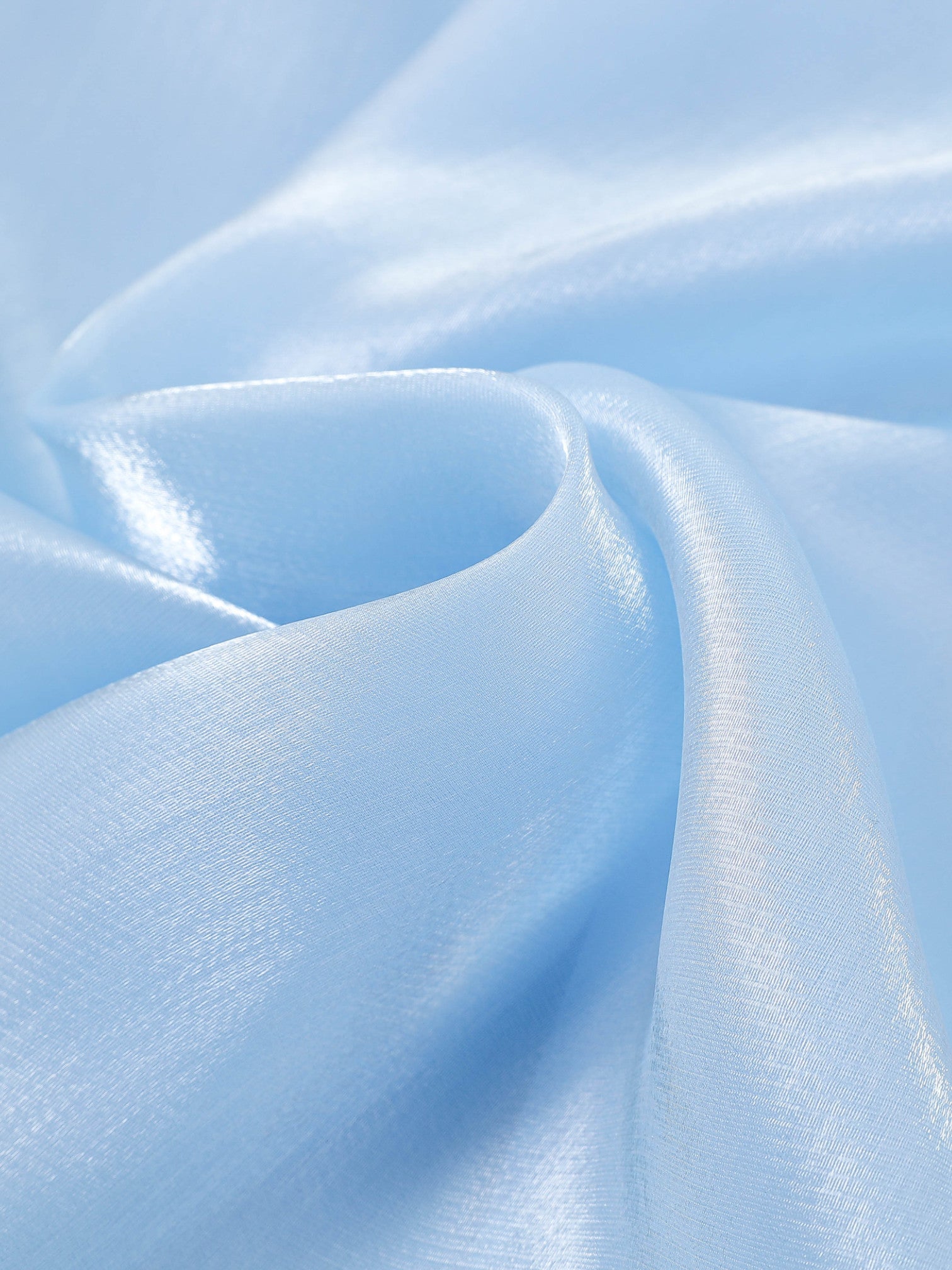 Metallic Silk Shirt Sky Blue Ma boutique
