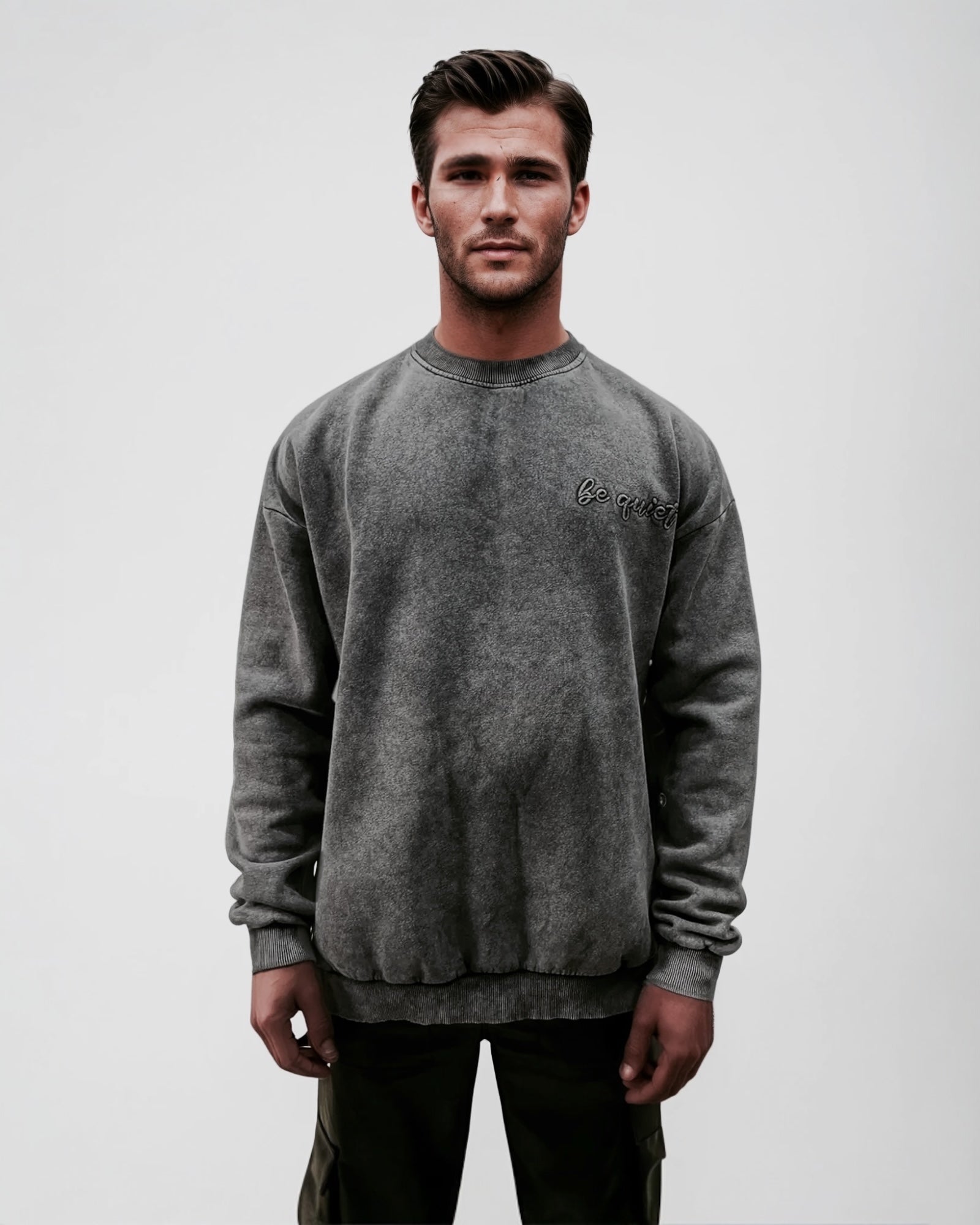 Washed sweater - grey ILIMITO