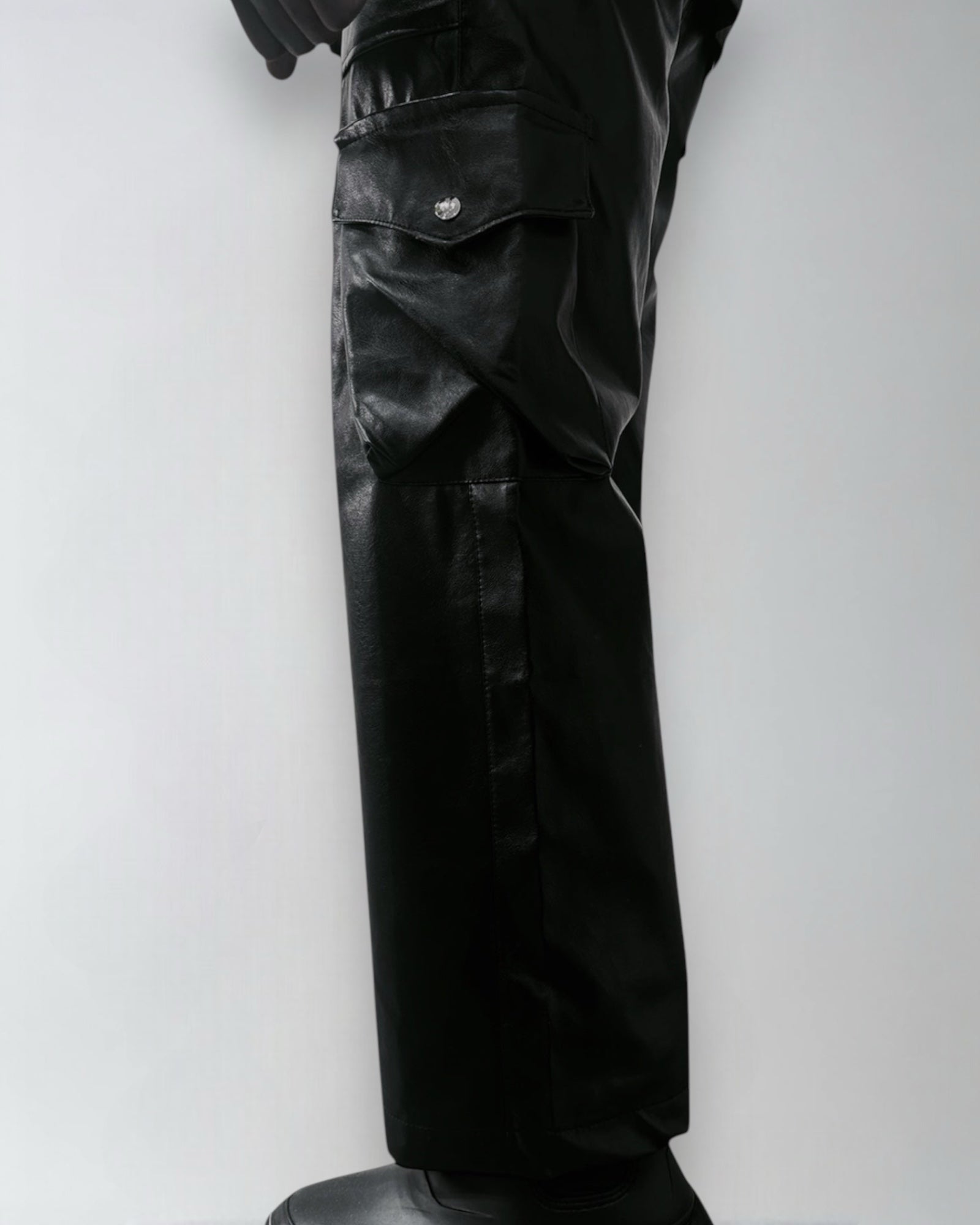 Straight fit faux leather trousers ILIMITO