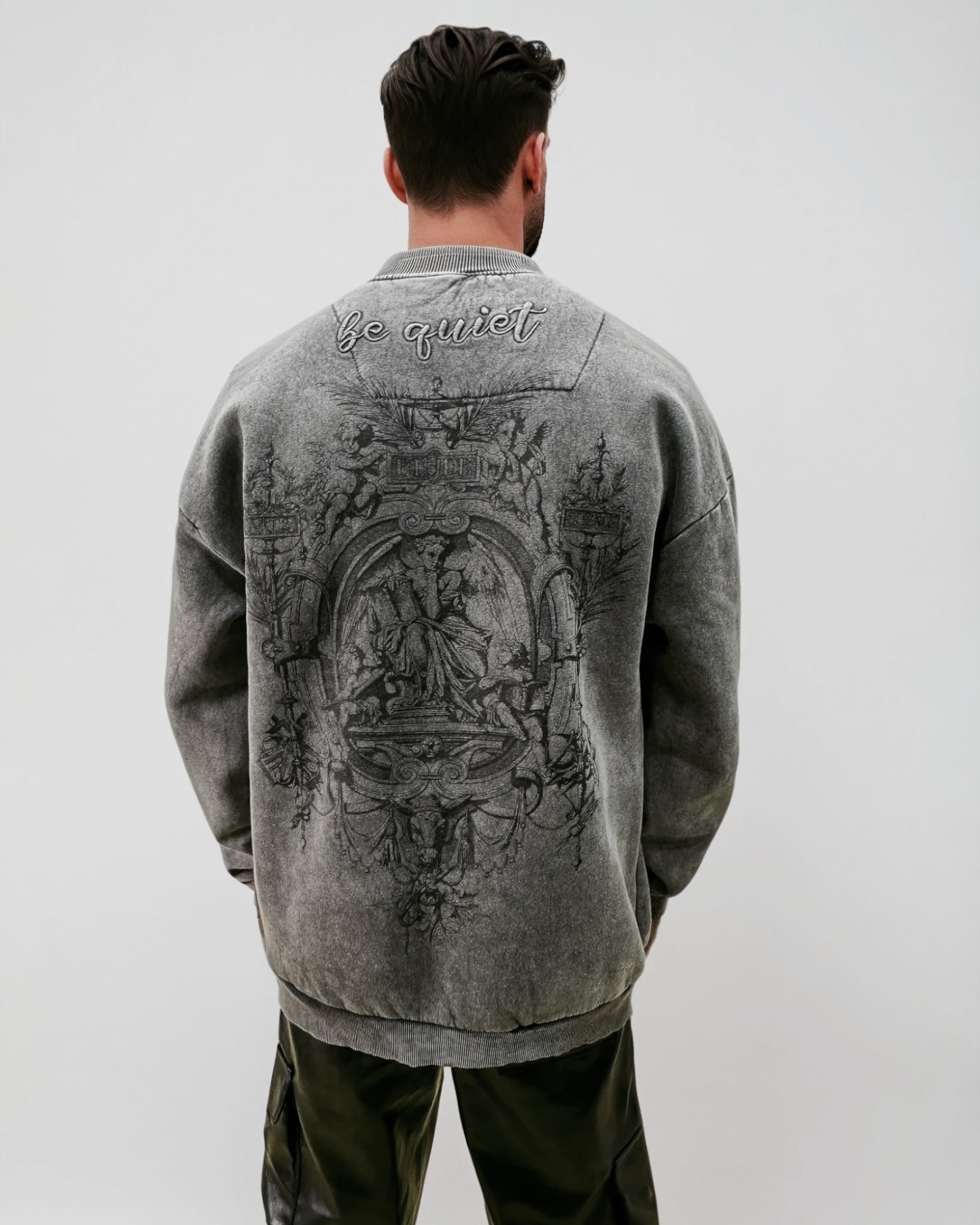 Washed sweater - grey ILIMITO