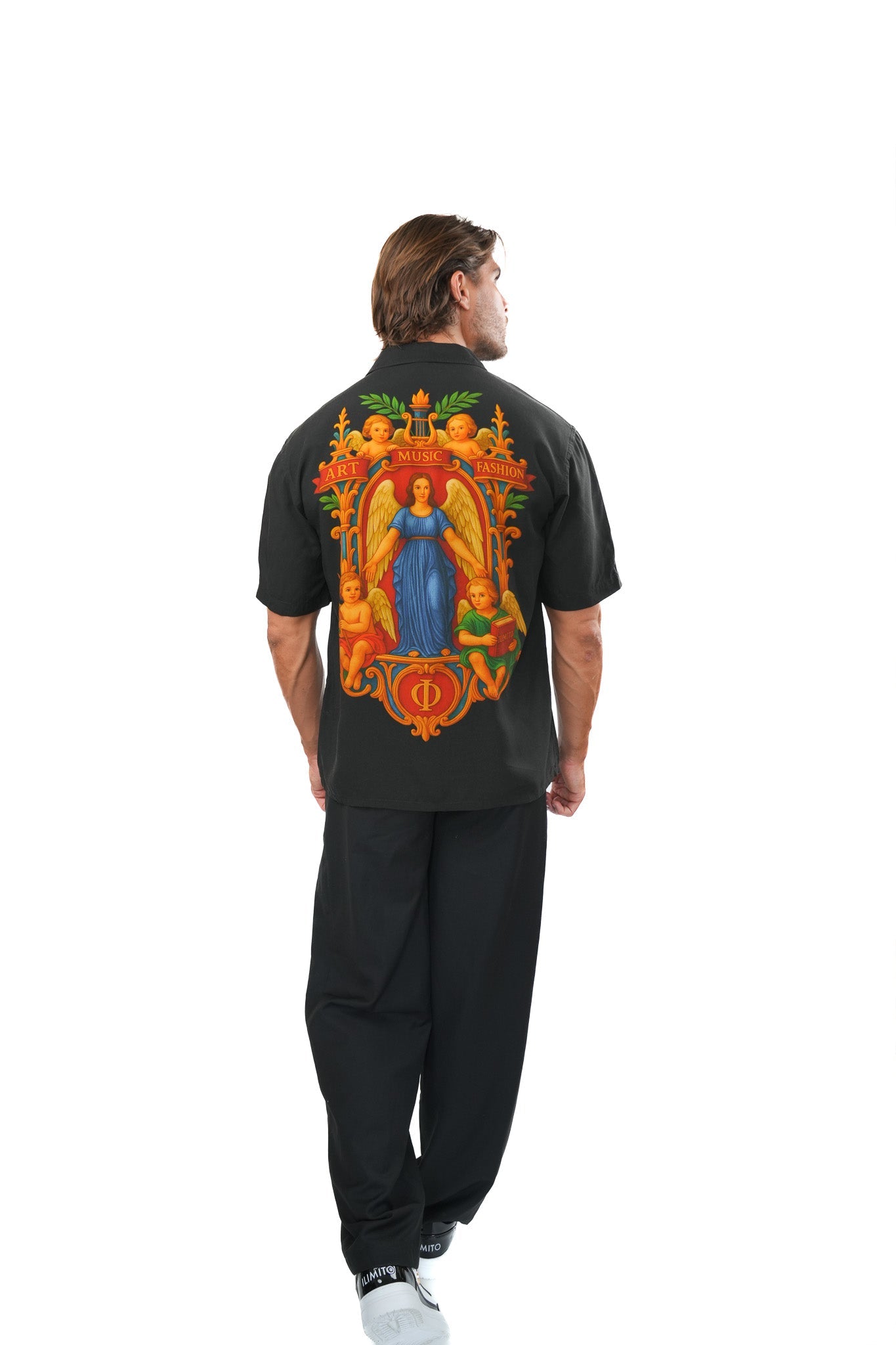 Renaissance Angel Artwork Shirt Ma boutique