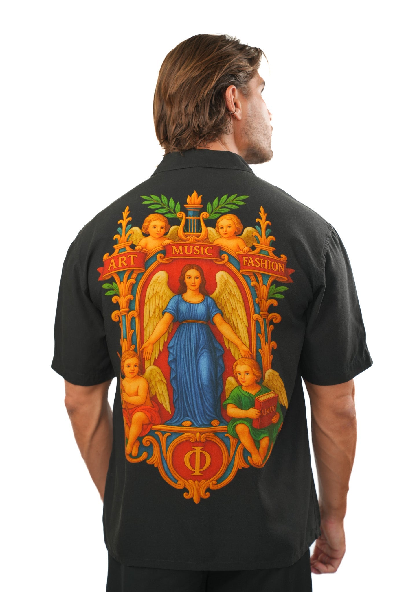 Renaissance Angel Artwork Shirt Ma boutique