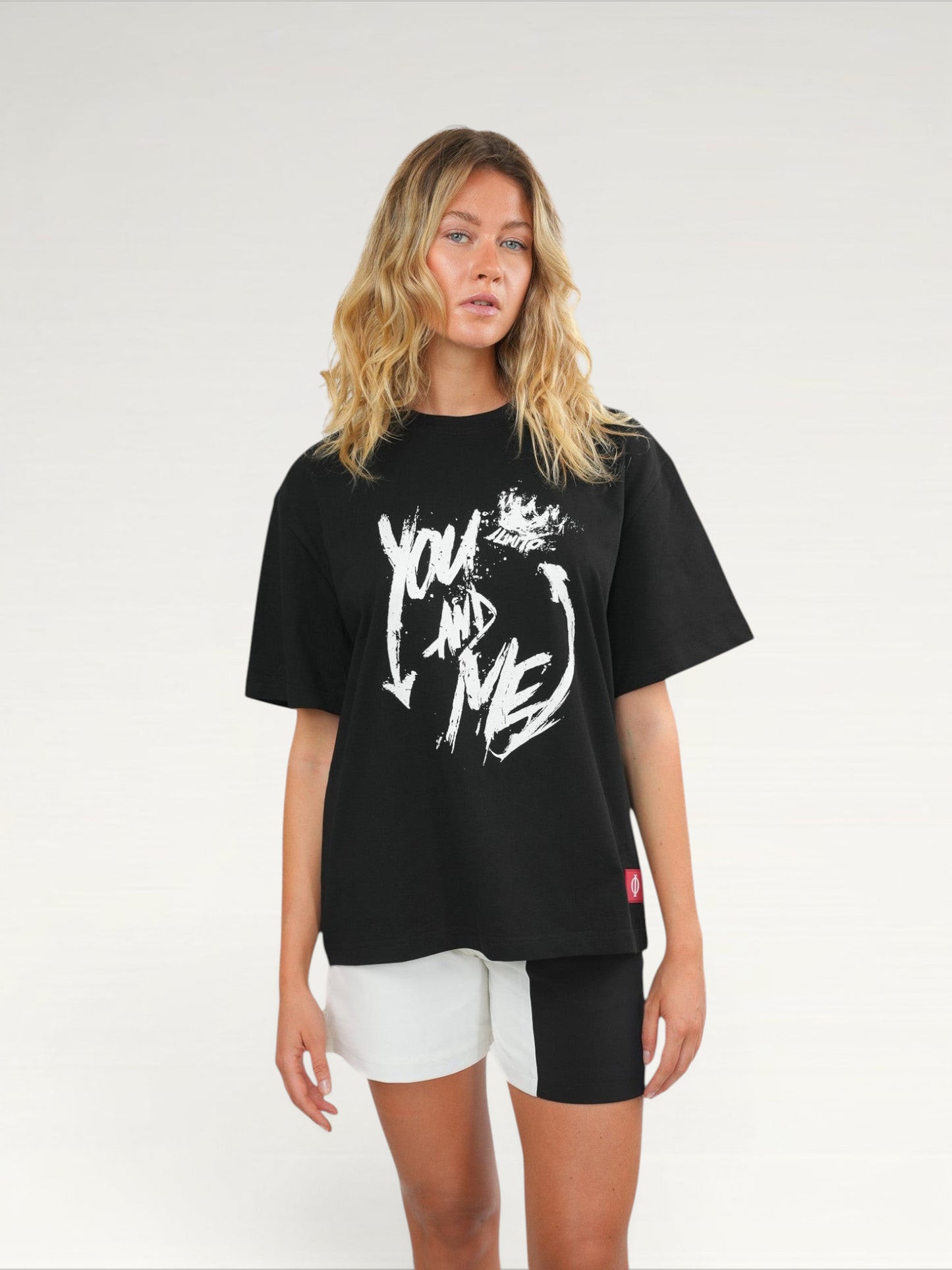 Graffiti You And Me Black T-shirt ILIMITO