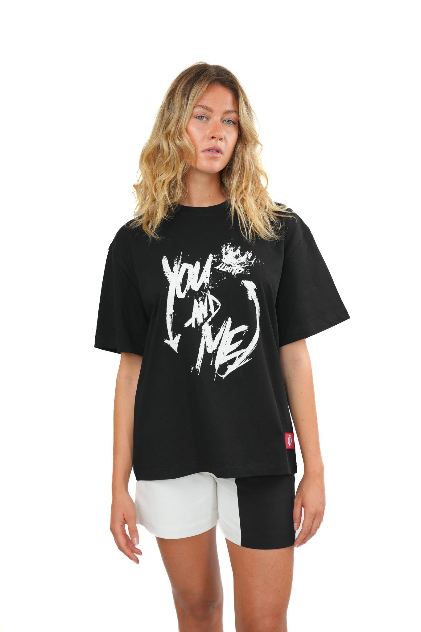 Graffiti You And Me Black T-shirt ILIMITO