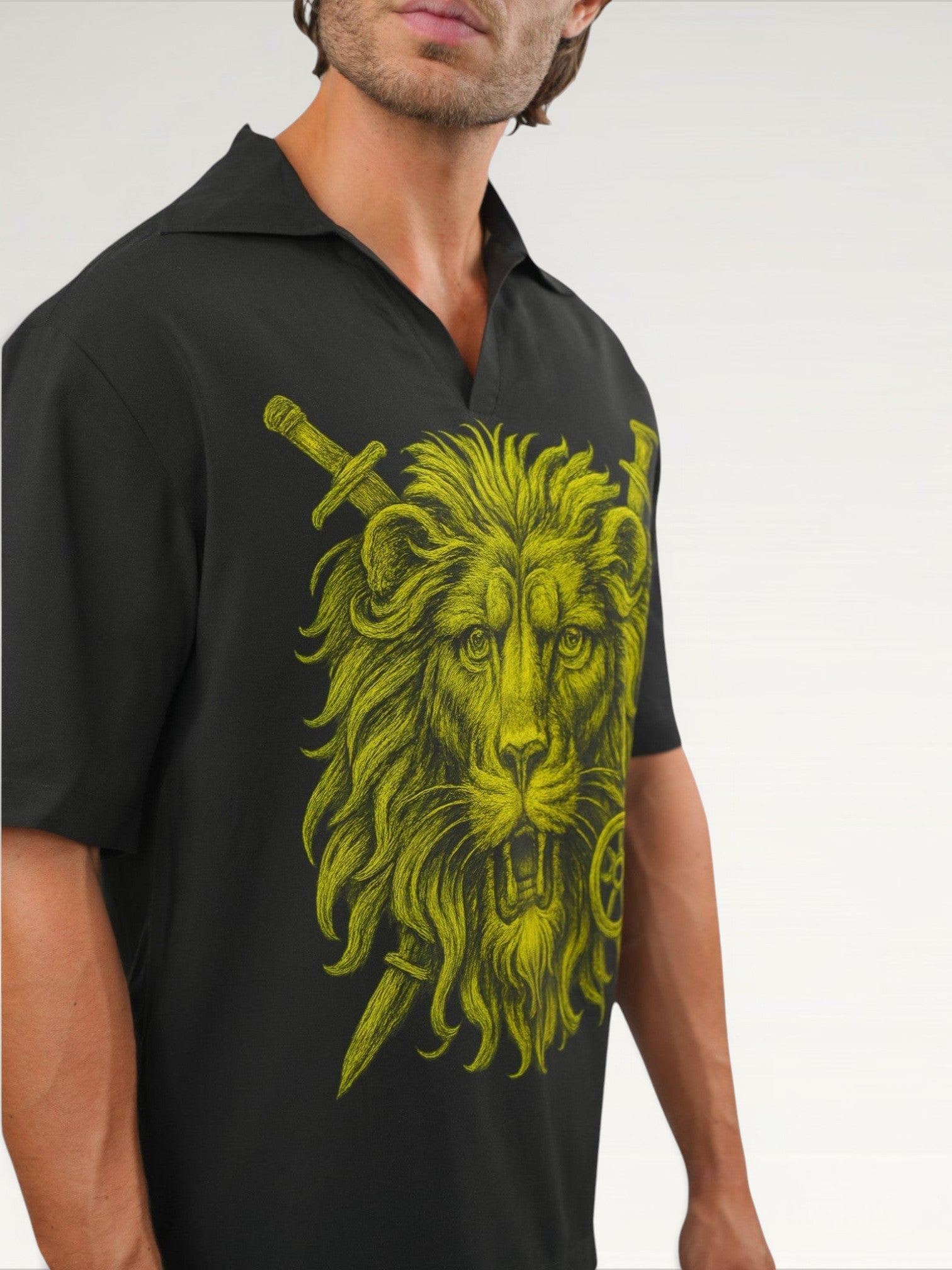 Lion Viscose Shirt Ma boutique