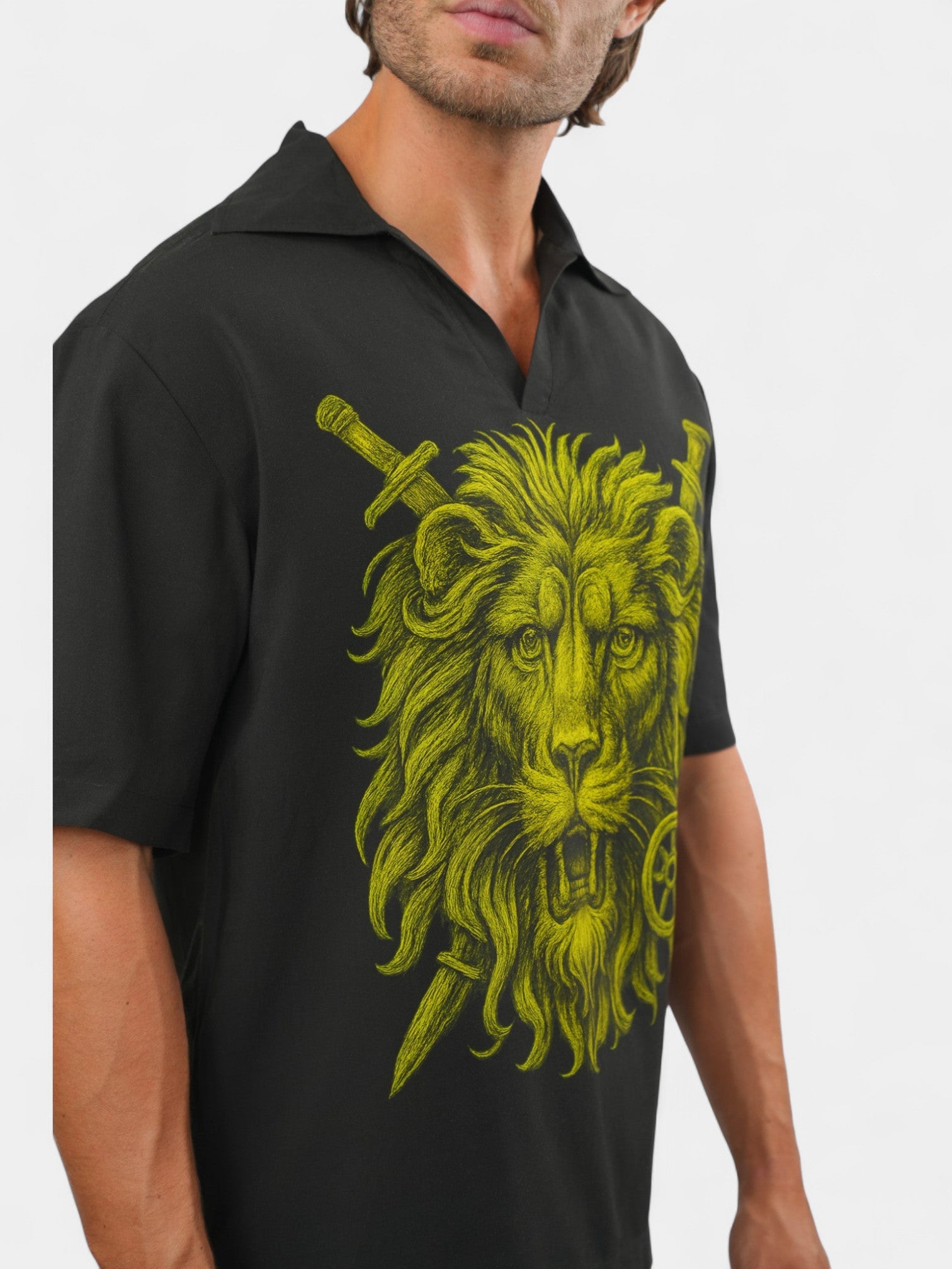 Lion Viscose Shirt Ma boutique