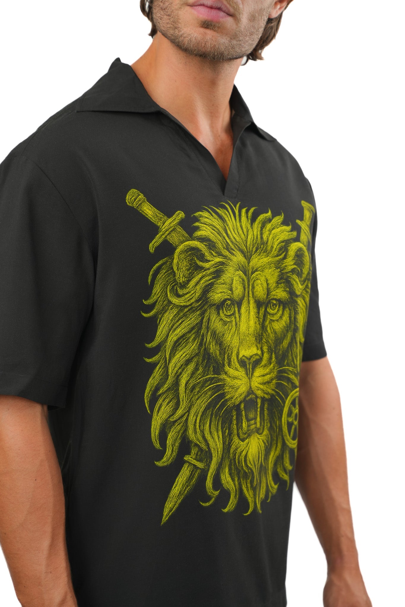 Lion Viscose Shirt Ma boutique