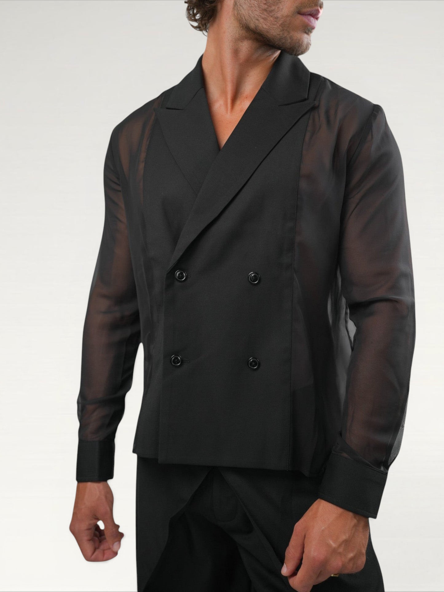Sheer Blazer Ma boutique