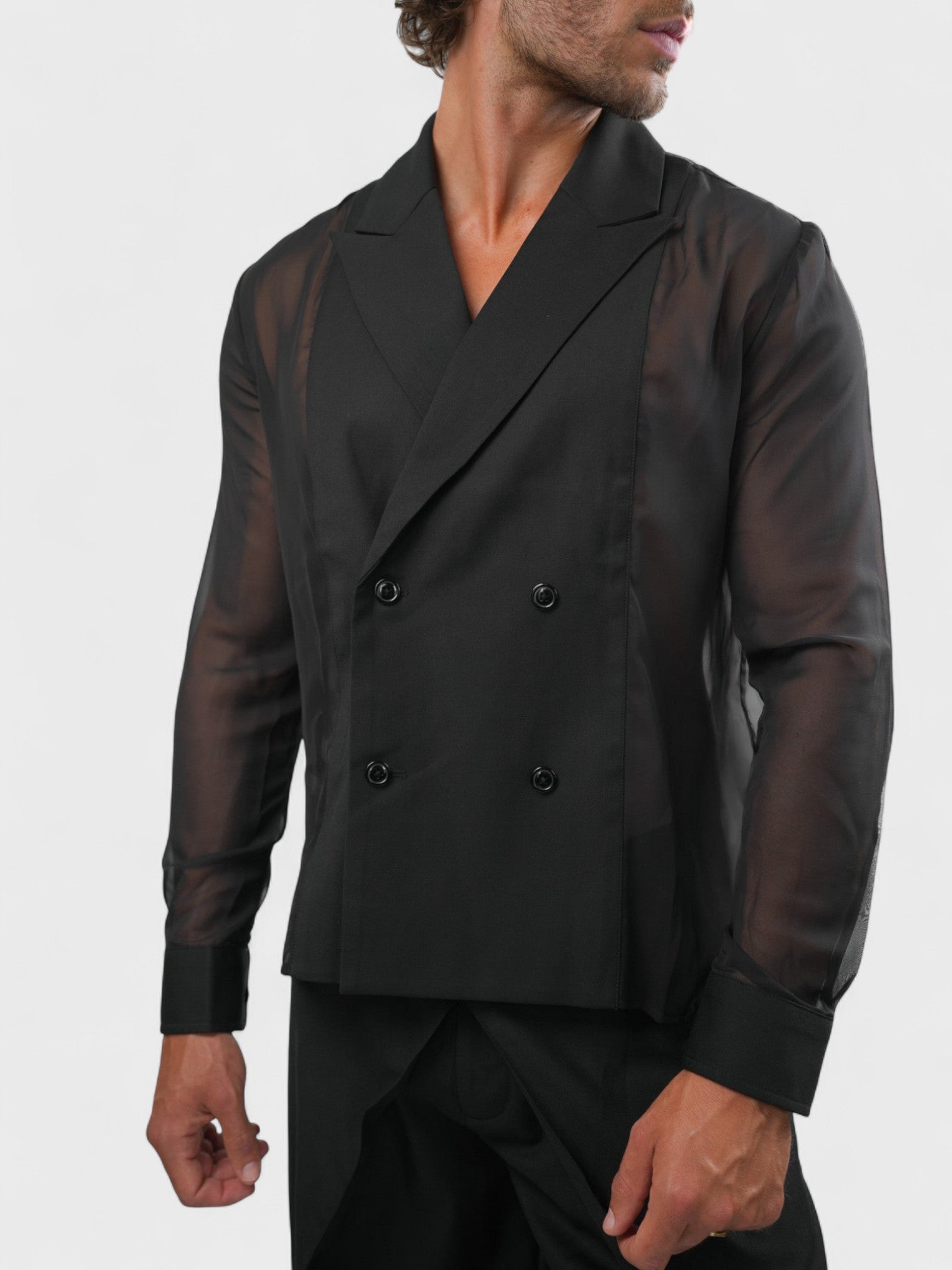 Sheer Blazer Ma boutique