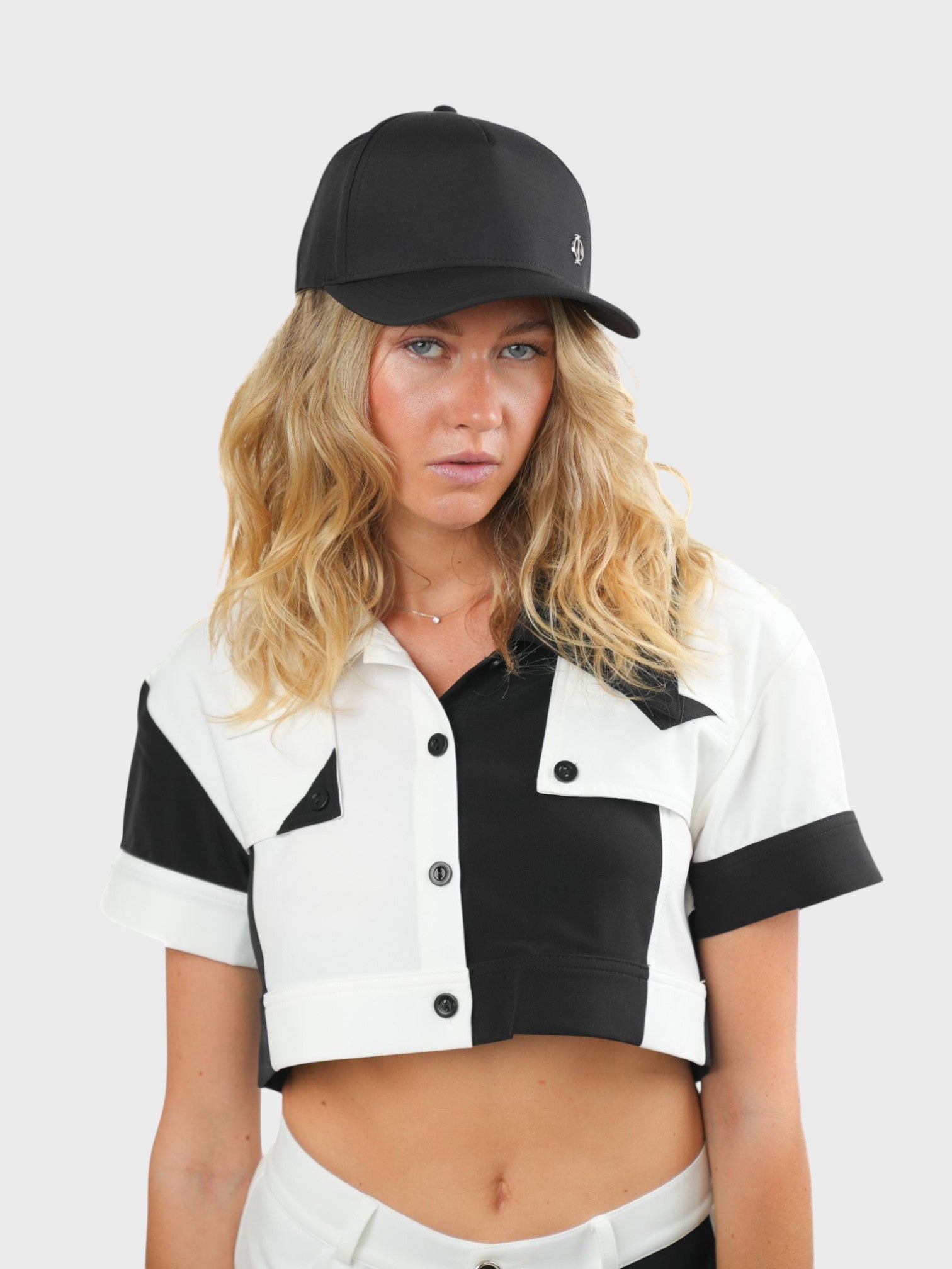 Cropped Patchwork Shirt Ma boutique