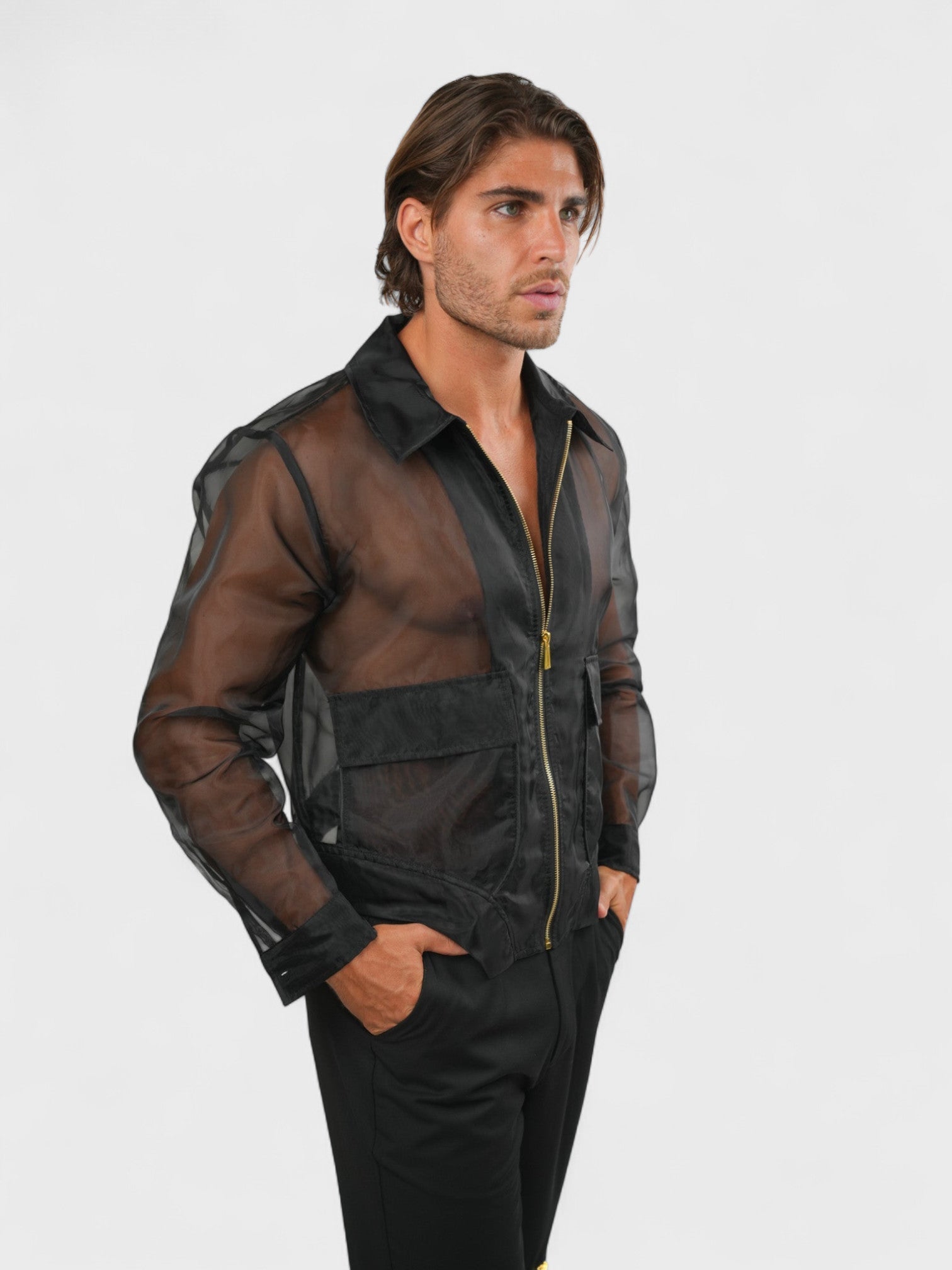 Sheer Technical Jacket Ma boutique