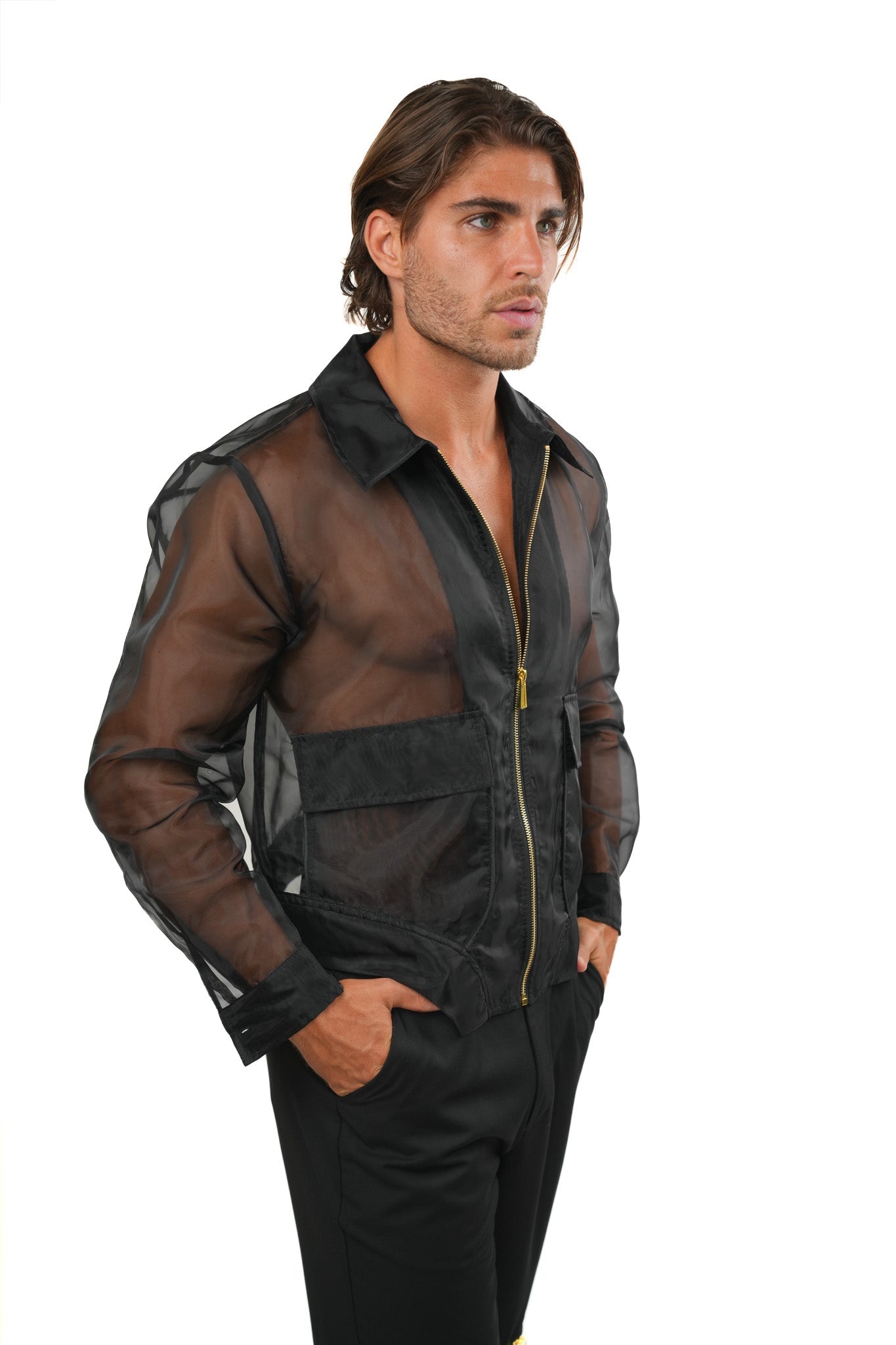 Sheer Technical Jacket Ma boutique