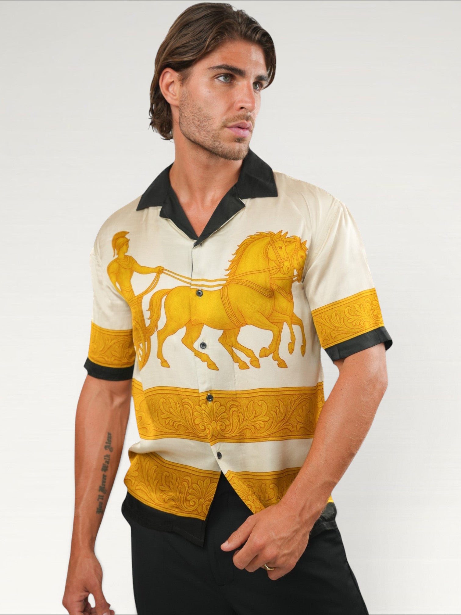Roman Silk Shirt Ma boutique
