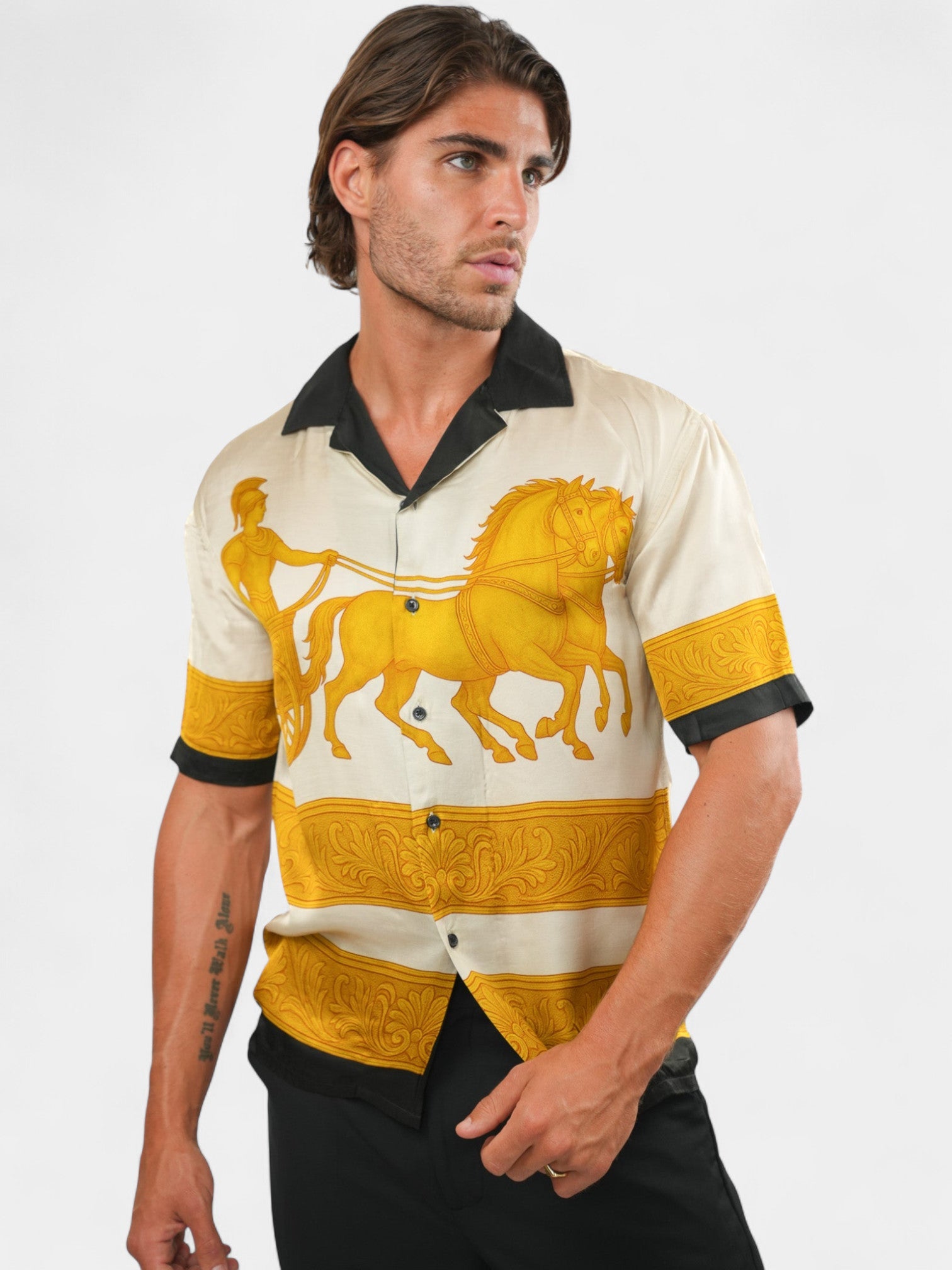 Roman Silk Shirt Ma boutique