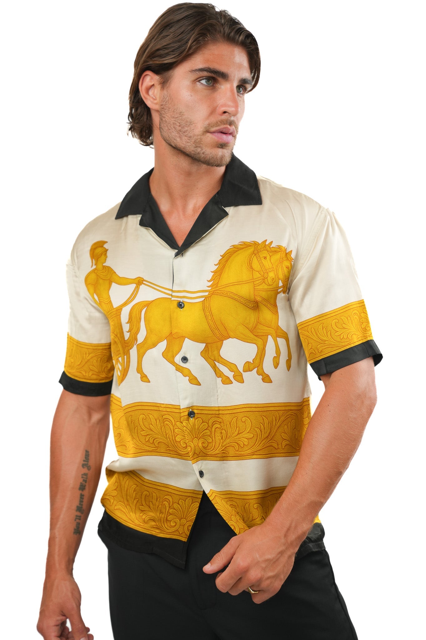 Roman Silk Shirt Ma boutique