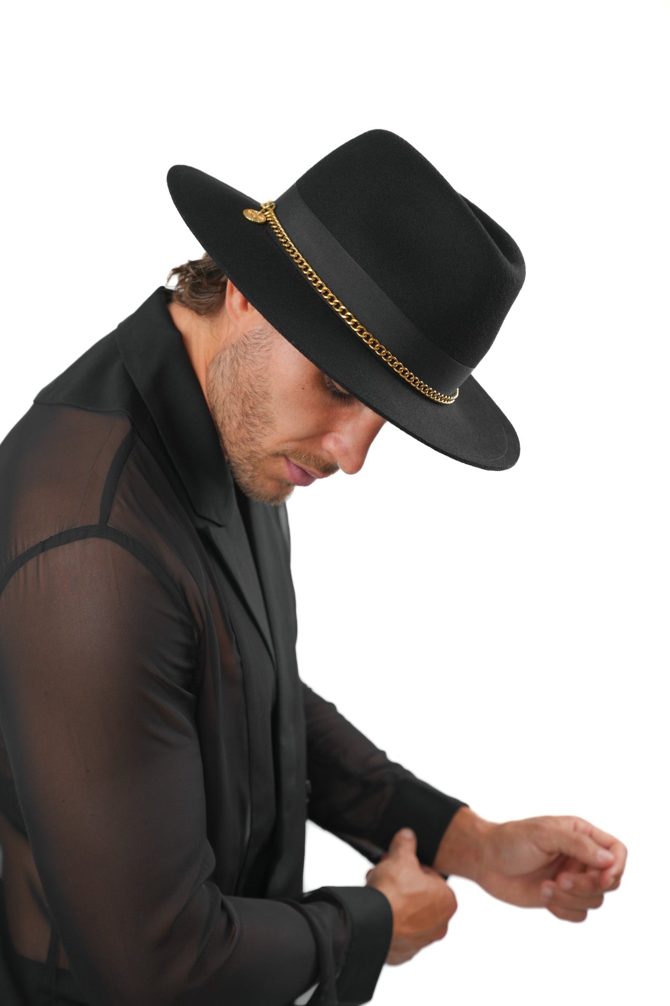 Sheer Back & Sleeve Blazer – Black Hybrid Tailoring ILIMITO