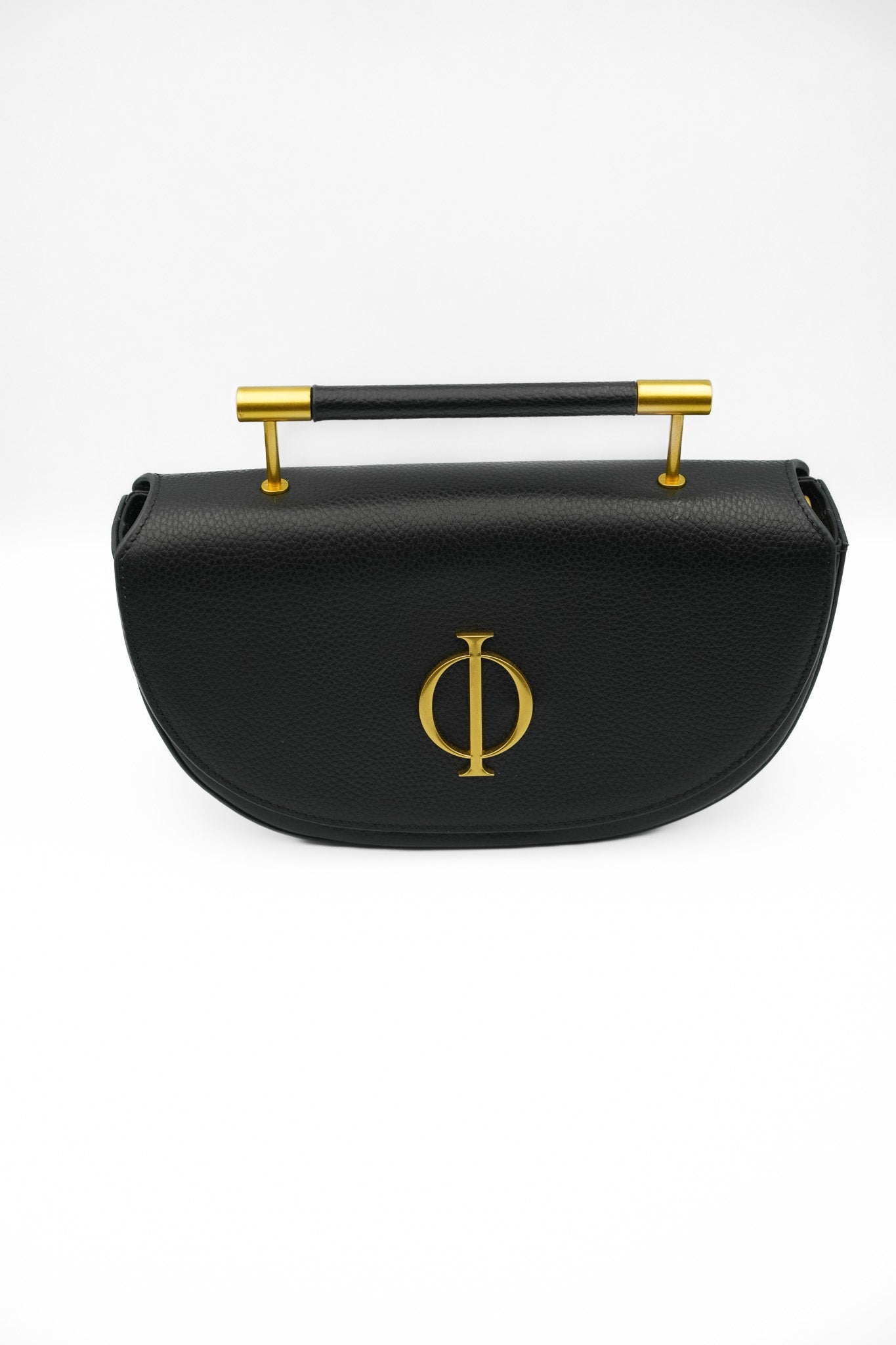 Black Grained Leather Bag – Roman Edition ILIMITO