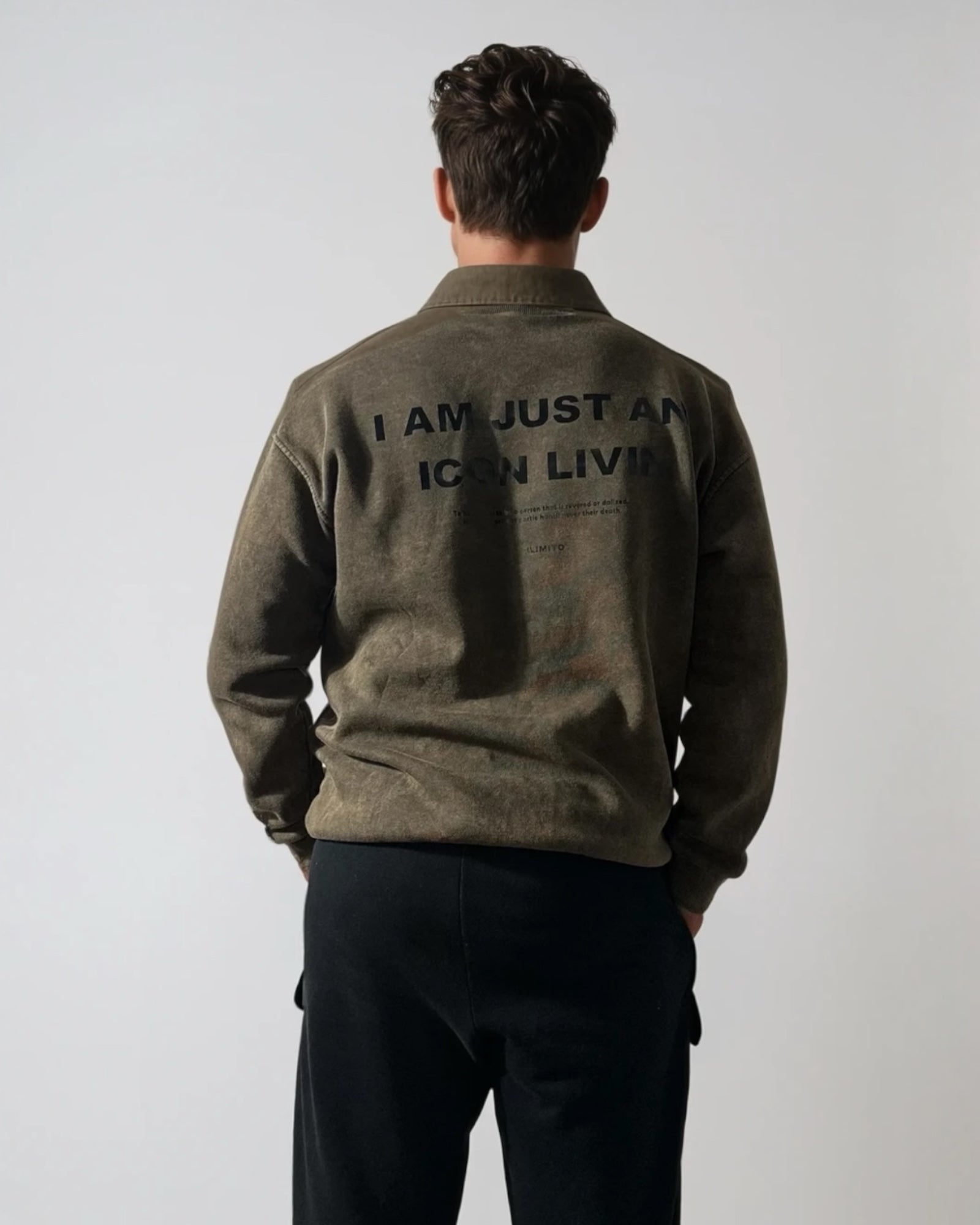 Printed washed sweatshirt ILIMITO