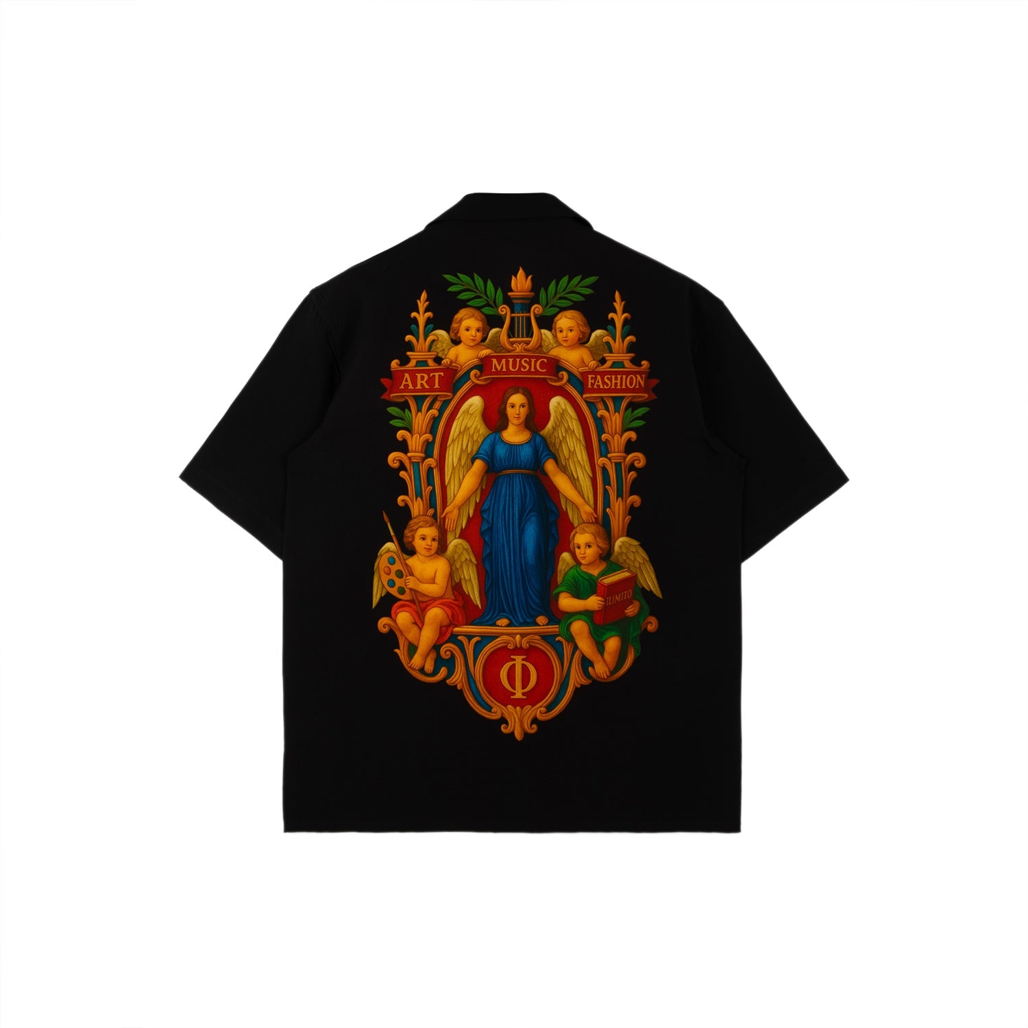 Renaissance Angel Artwork Shirt Ma boutique