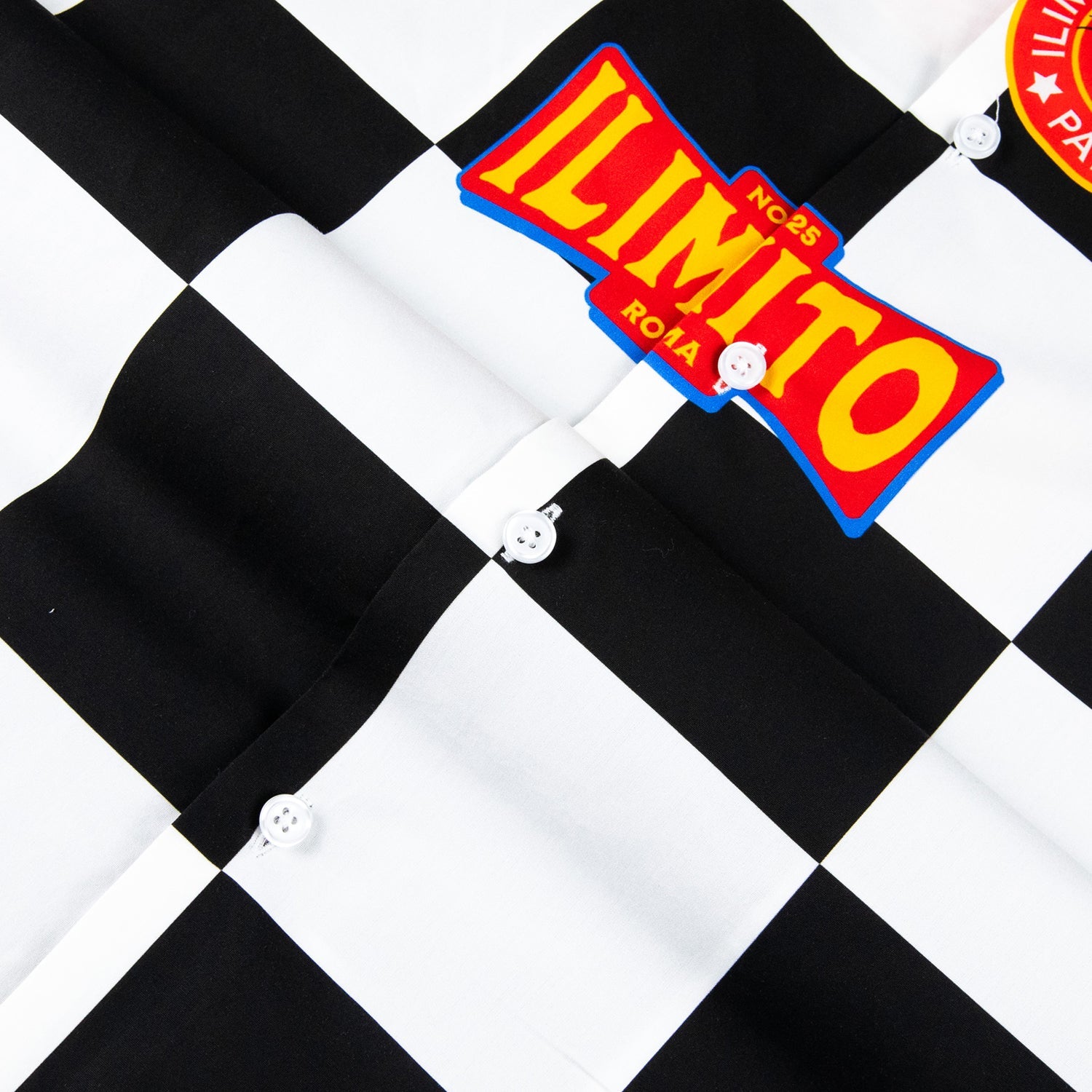 Chess Print Cotton Shirt Ma boutique