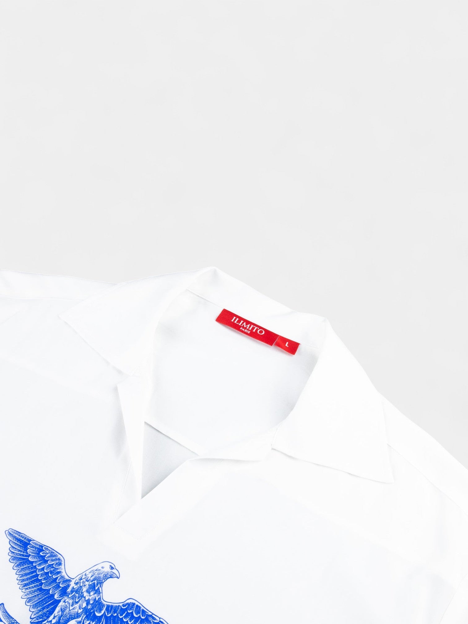 Imperial Blue Print Shirt Ma boutique