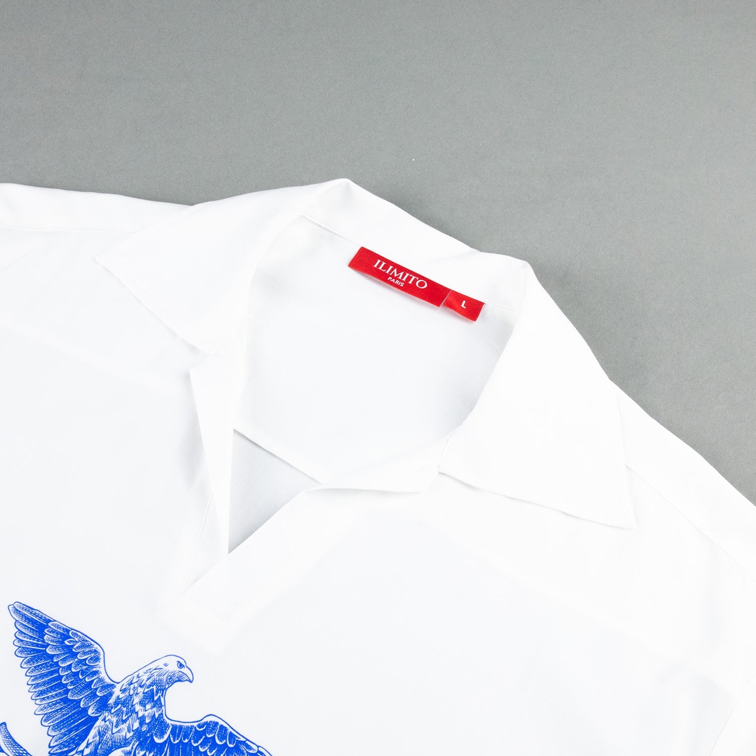 Imperial Blue Print Shirt Ma boutique