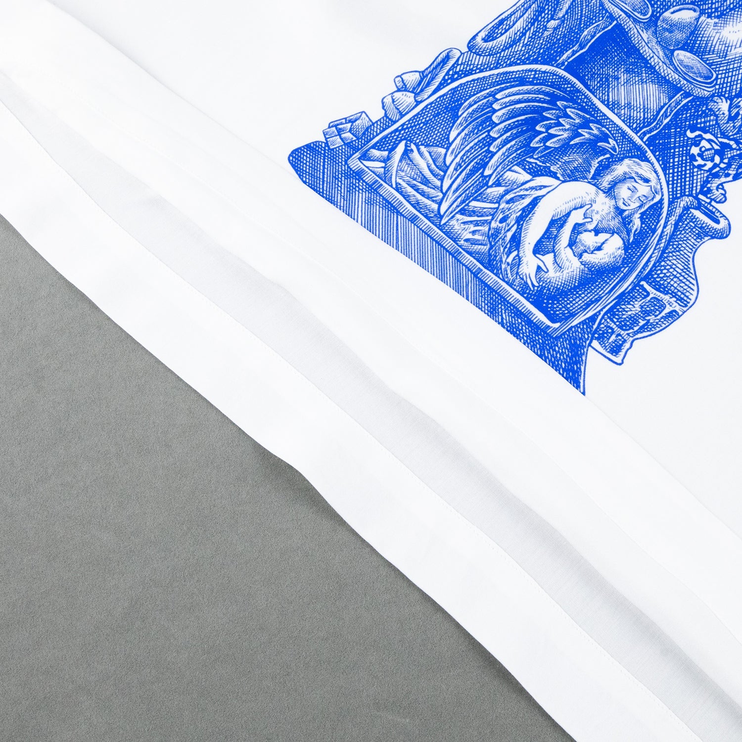 Imperial Blue Print Shirt Ma boutique