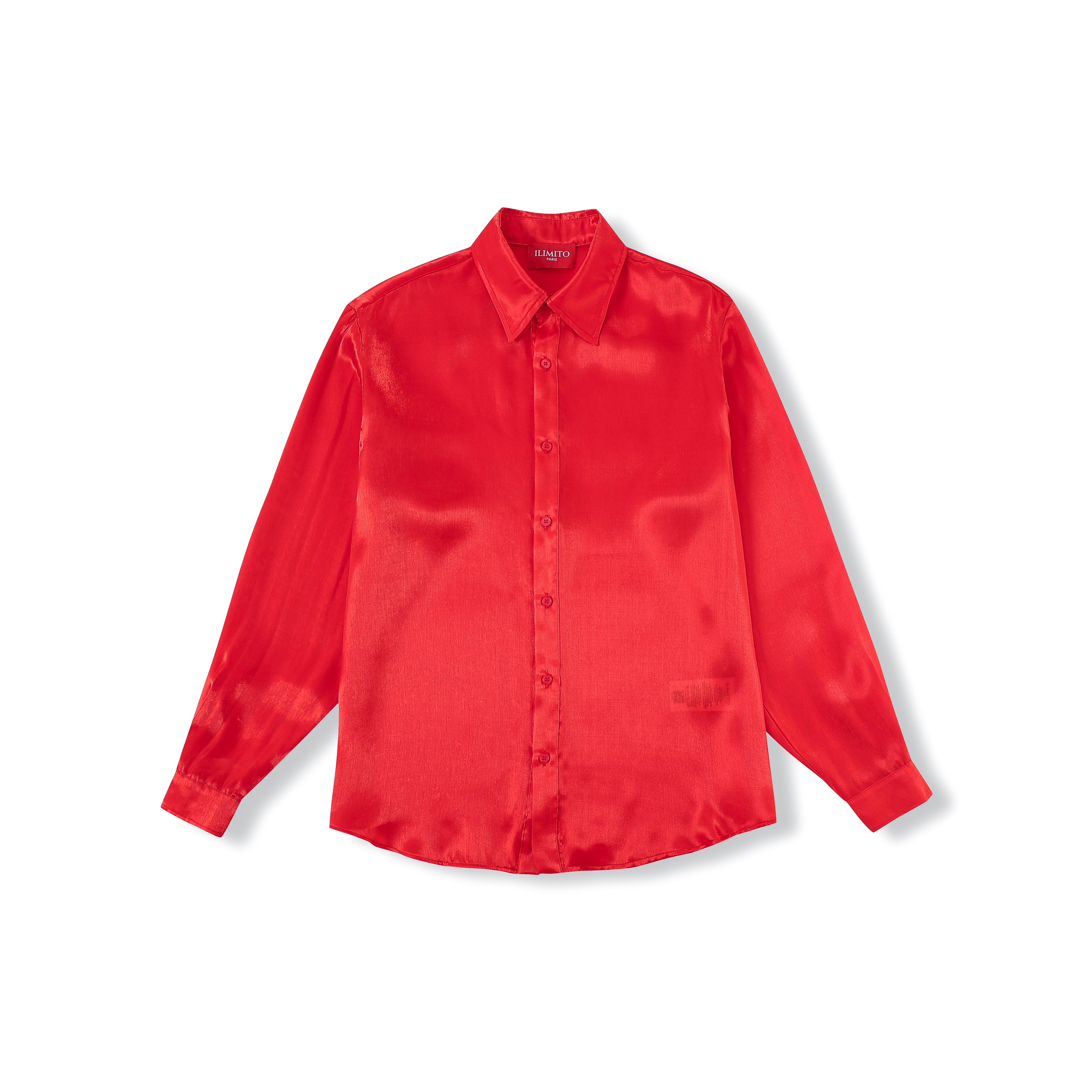 Metallic Silk Classic Shirt Ma boutique