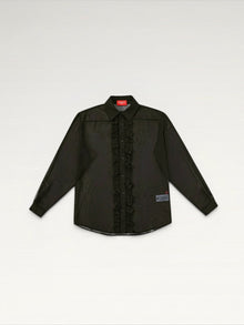 Sheer Ruffle Shirt