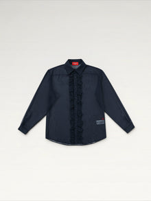 Sheer Ruffle Shirt