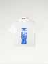 Imperial Blue Print Shirt Ma boutique